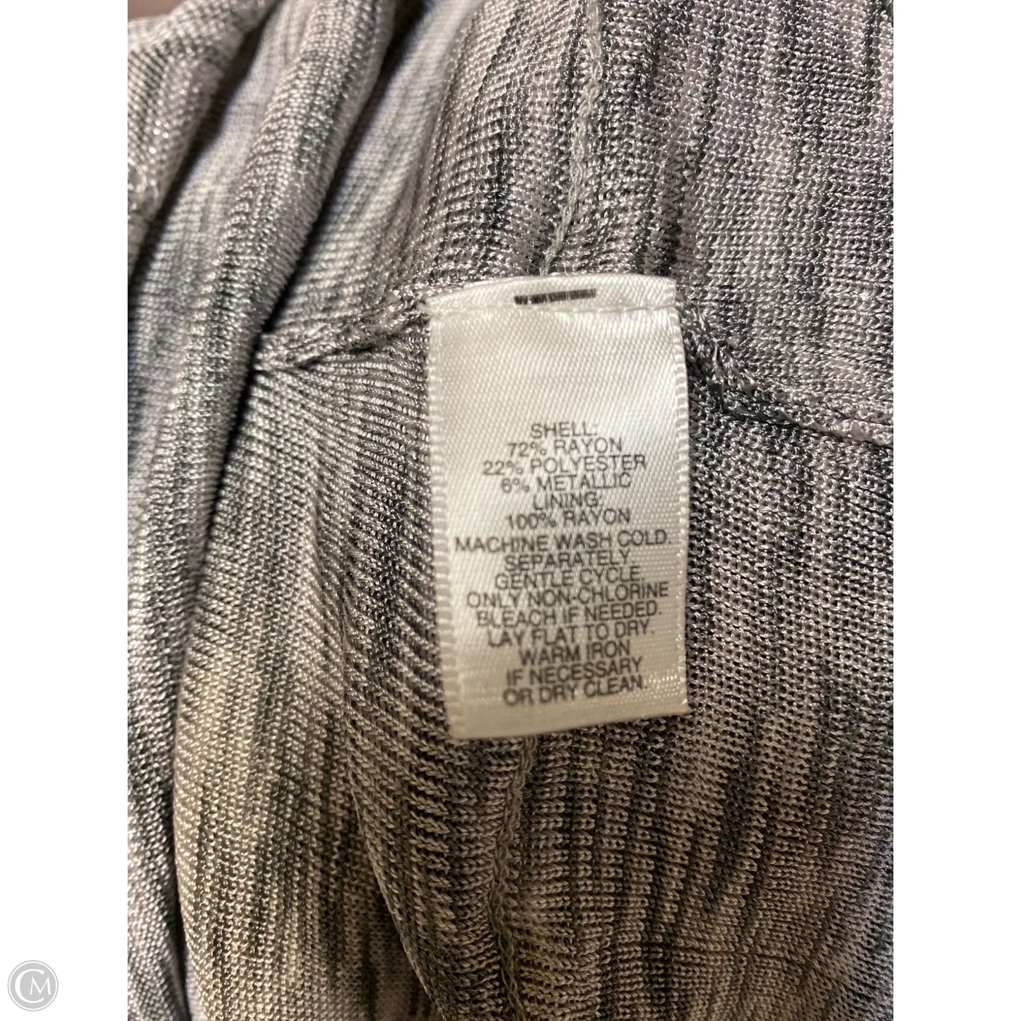 Top Sleeveless By White House Black Market In Silver, Size: Xl