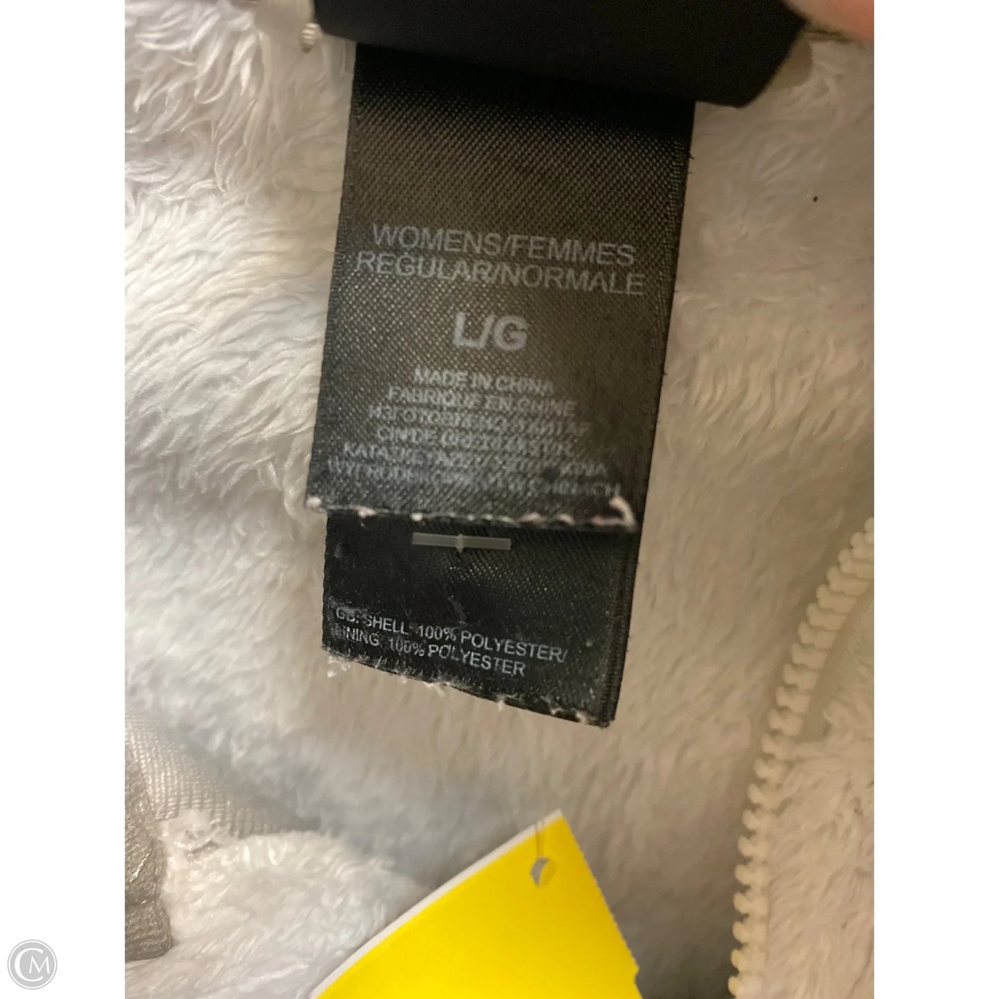 Jacket Faux Fur & Sherpa By The North Face In Grey, Size: L