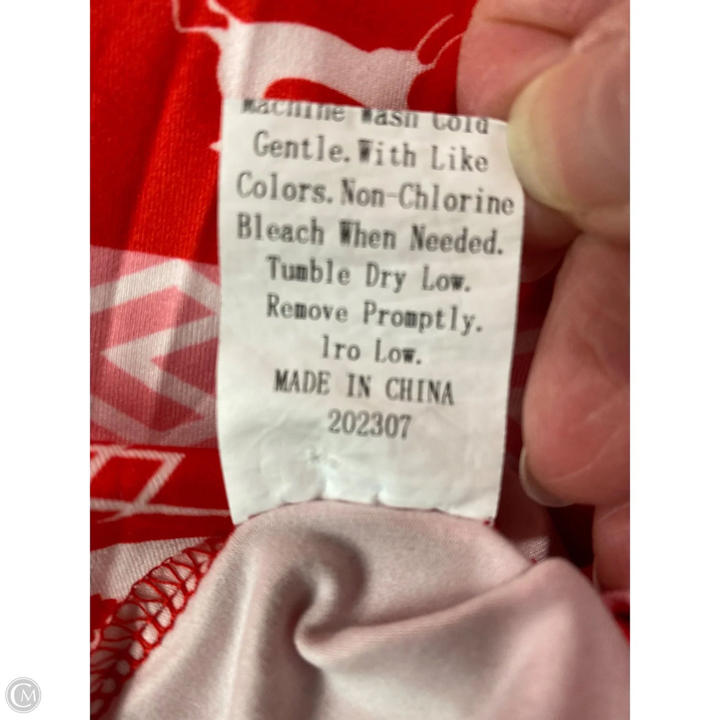 Pajamas 2pc By Clothes Mentor In Red, Size: L