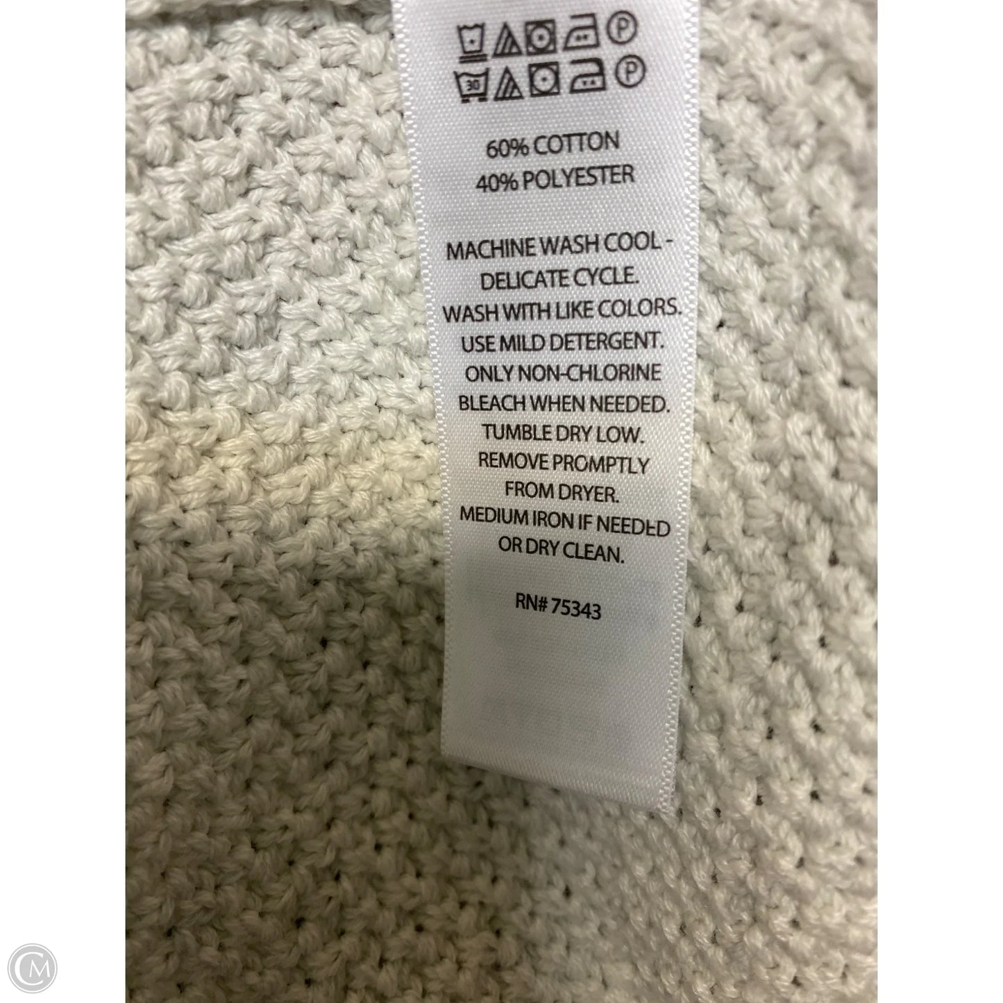 Cardigan By Tahari In Beige, Size: 2x