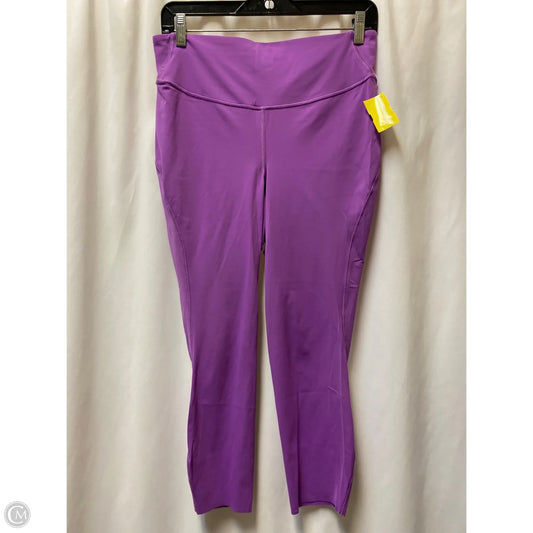 Athletic Capris By Lululemon In Purple, Size: 10