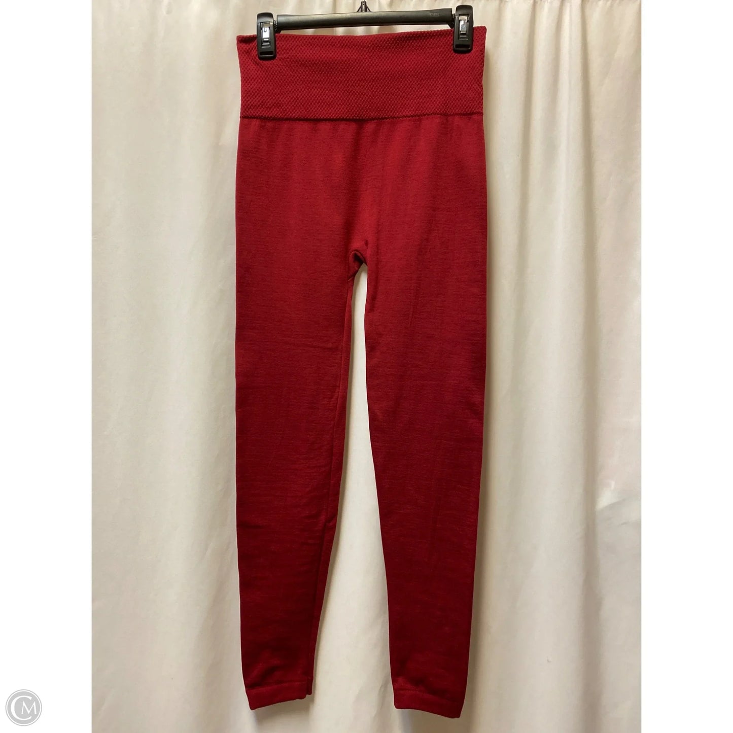 Pants Leggings By Cmf In Maroon, Size: Osfm