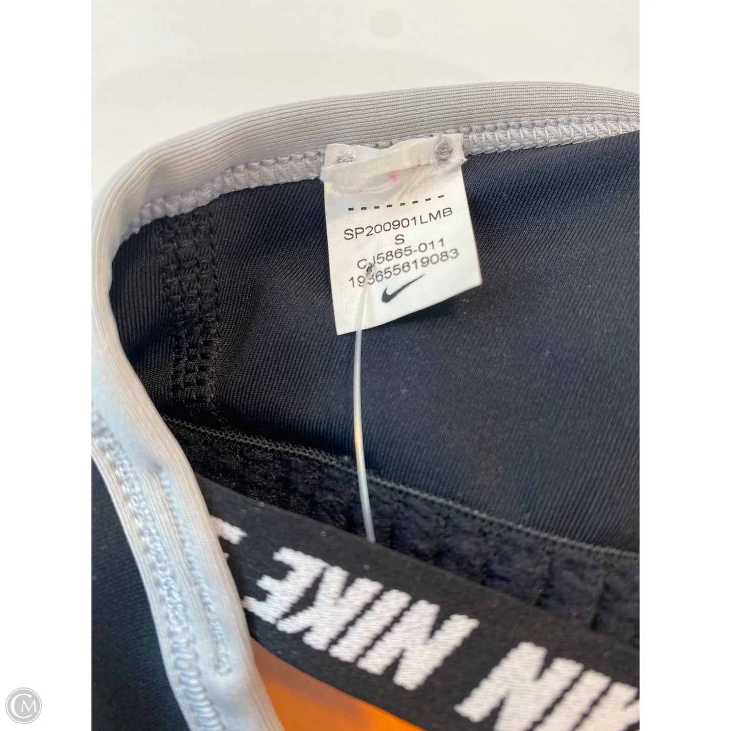 Athletic Bra By Nike In Grey, Size: S
