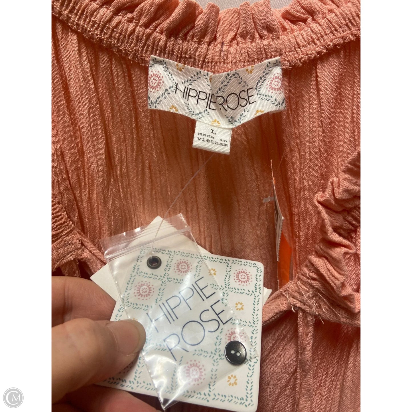 Top Sleeveless By Hippie Rose In Pink, Size: L