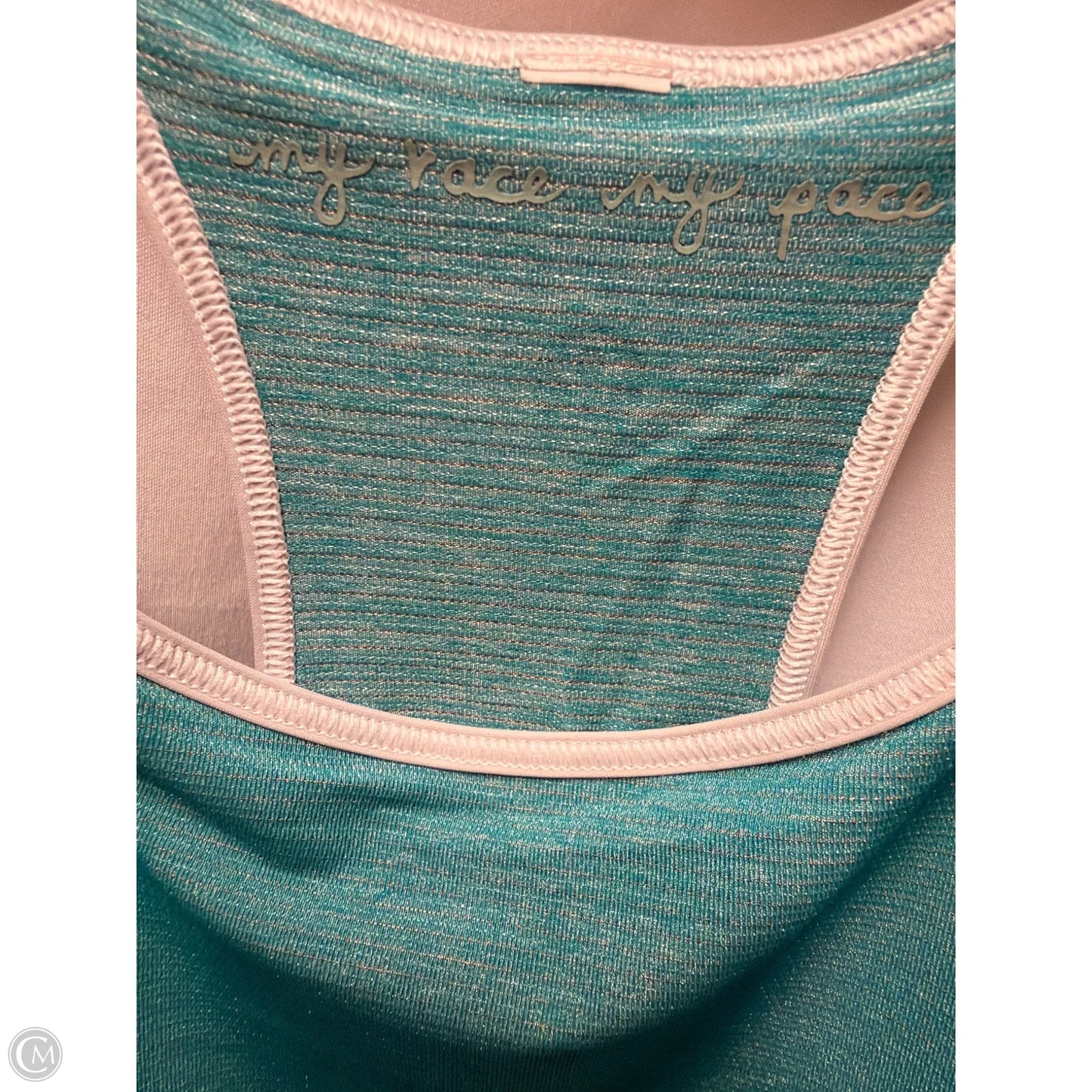 Athletic Tank Top By Lululemon In Teal, Size: M