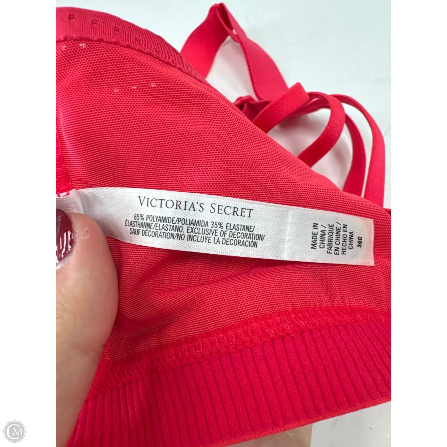 Athletic Bra By Clothes Mentor In Pink, Size: S