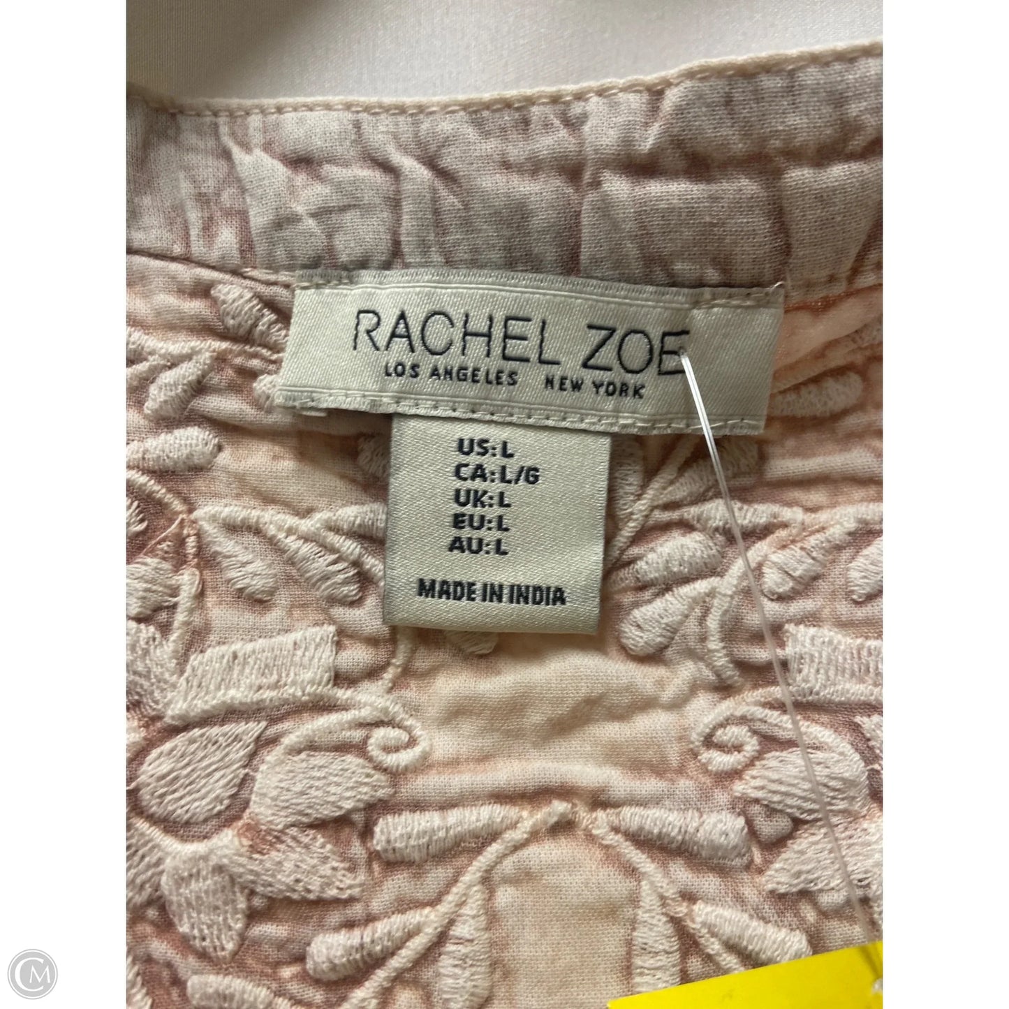 Top Sleeveless By Rachel Zoe In Pink, Size: L