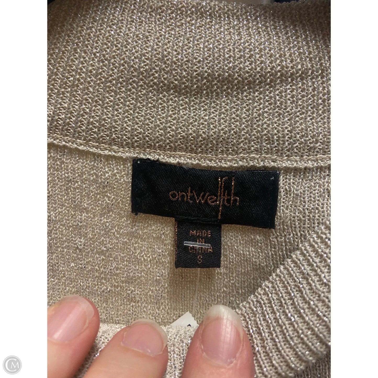 Pants Set 2pc By Ontwelfth In Gold & Silver, Size: S