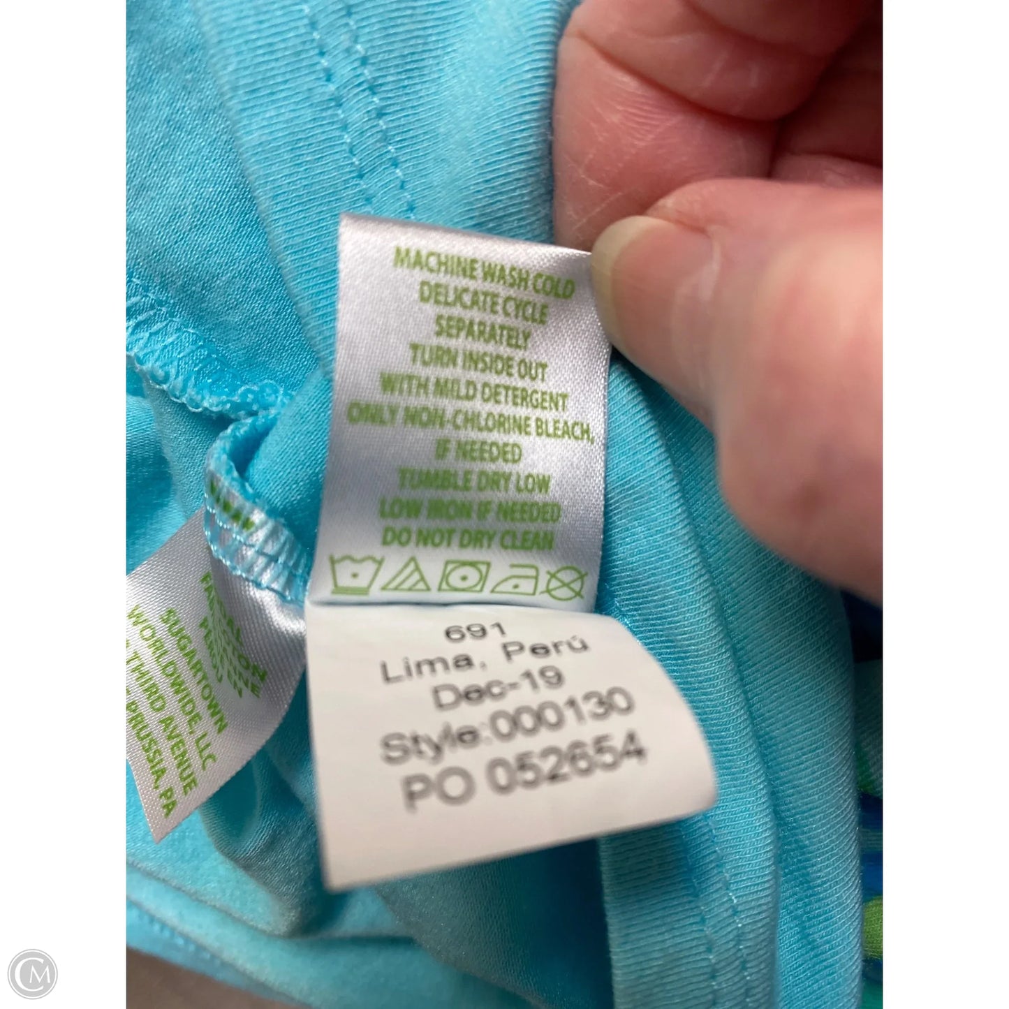 Top Long Sleeve Designer By Lilly Pulitzer In Blue, Size: Xs