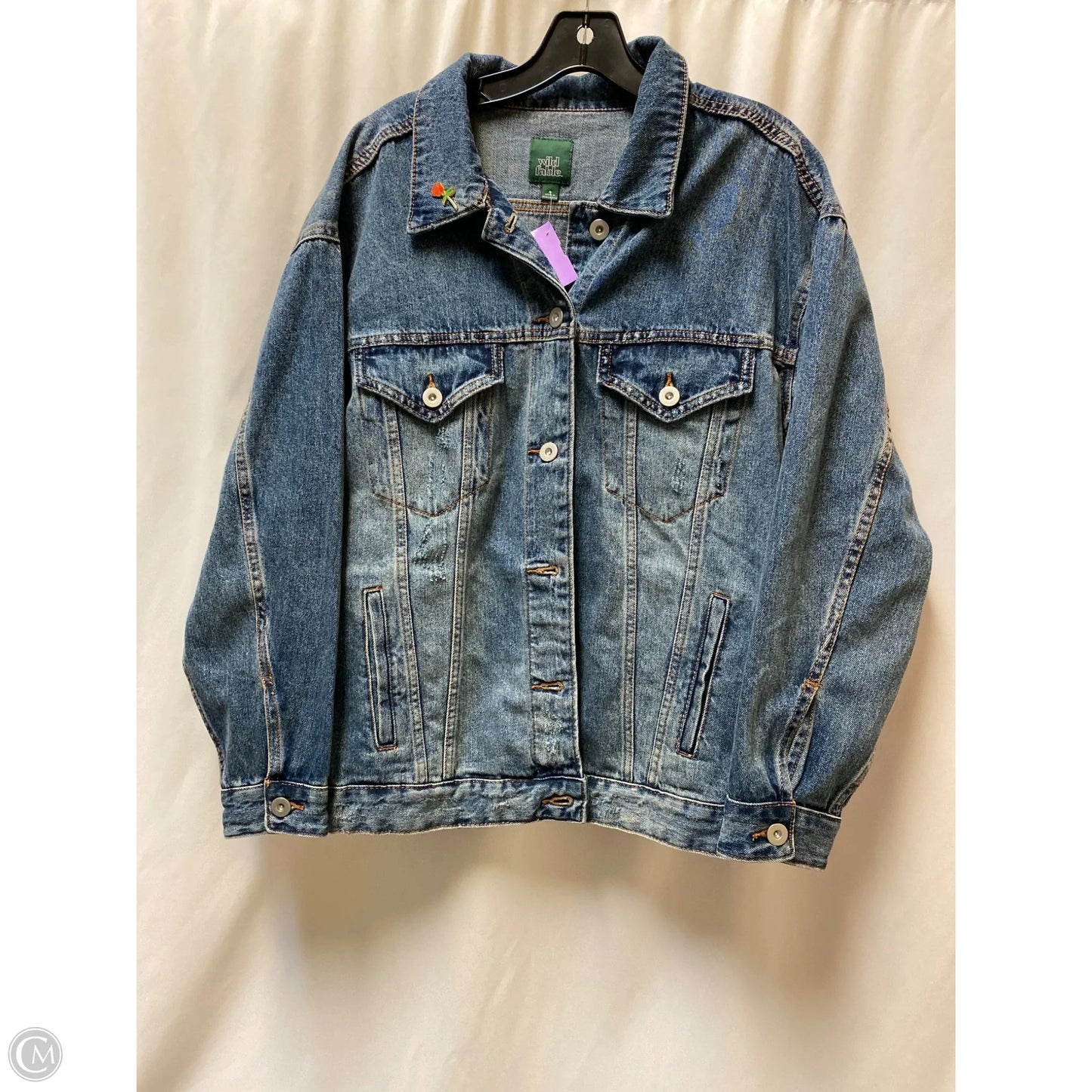 Jacket Denim By Wild Fable In Blue Denim, Size: M