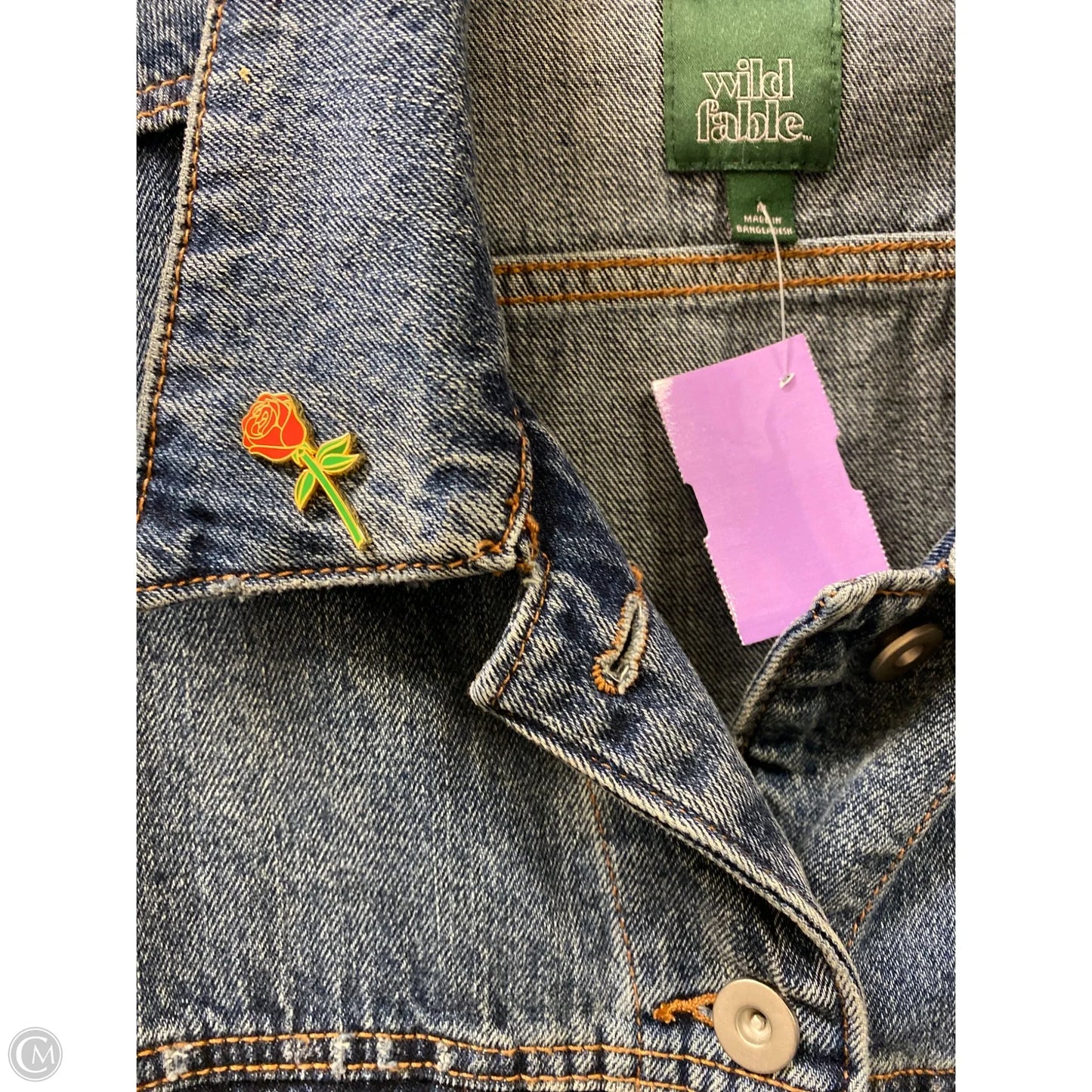 Jacket Denim By Wild Fable In Blue Denim, Size: M