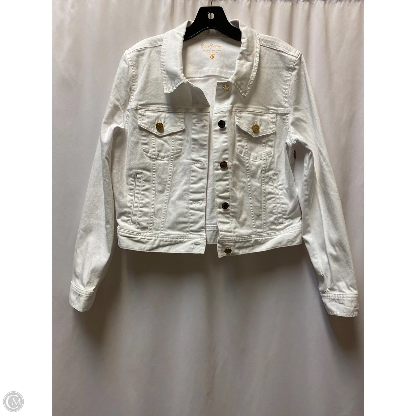Jacket Designer By Lilly Pulitzer In White, Size: L
