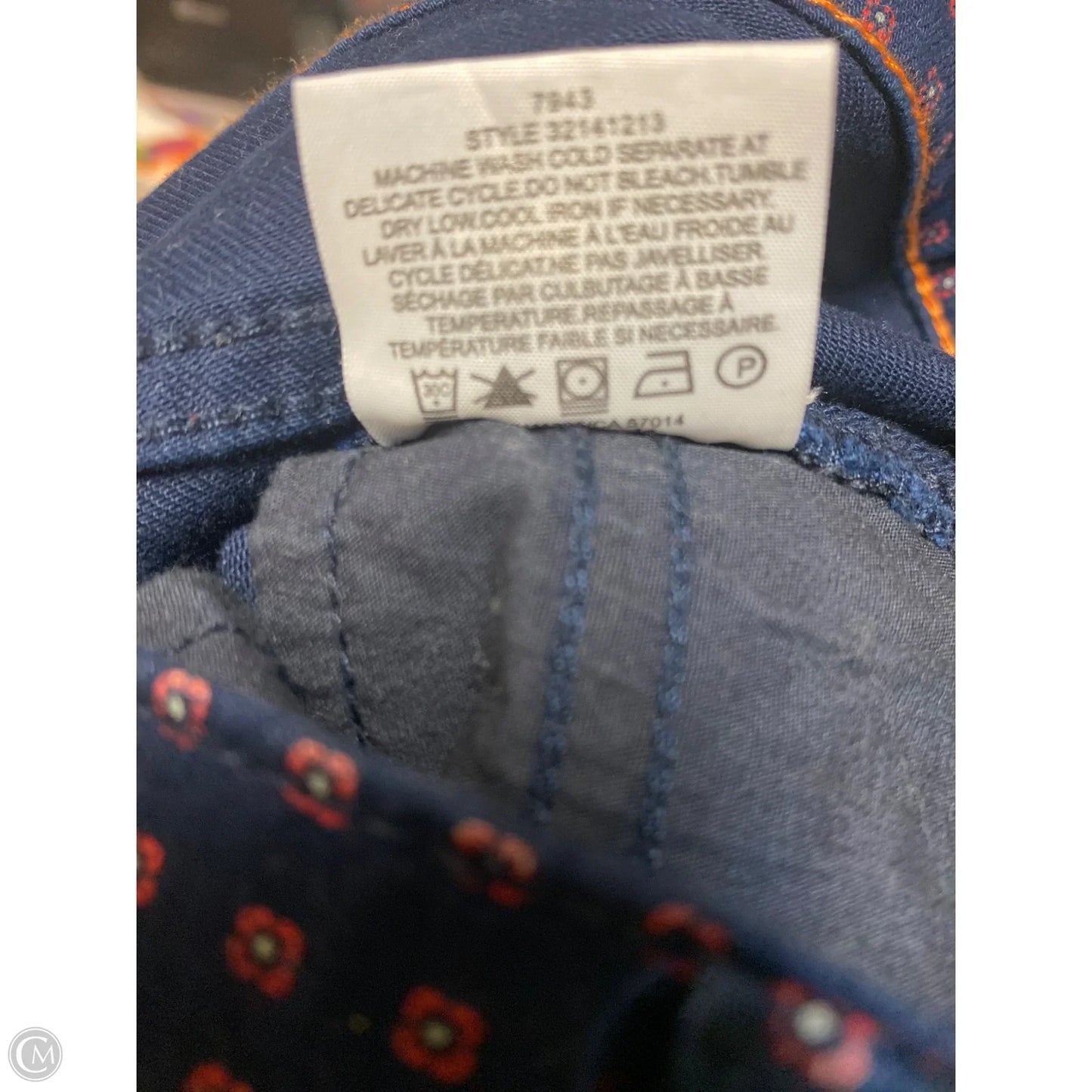 Pants Designer By Tory Burch In Navy, Size: 8