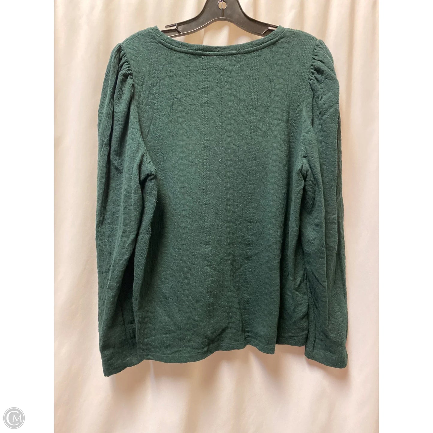 Top Long Sleeve By Loft In Green, Size: L