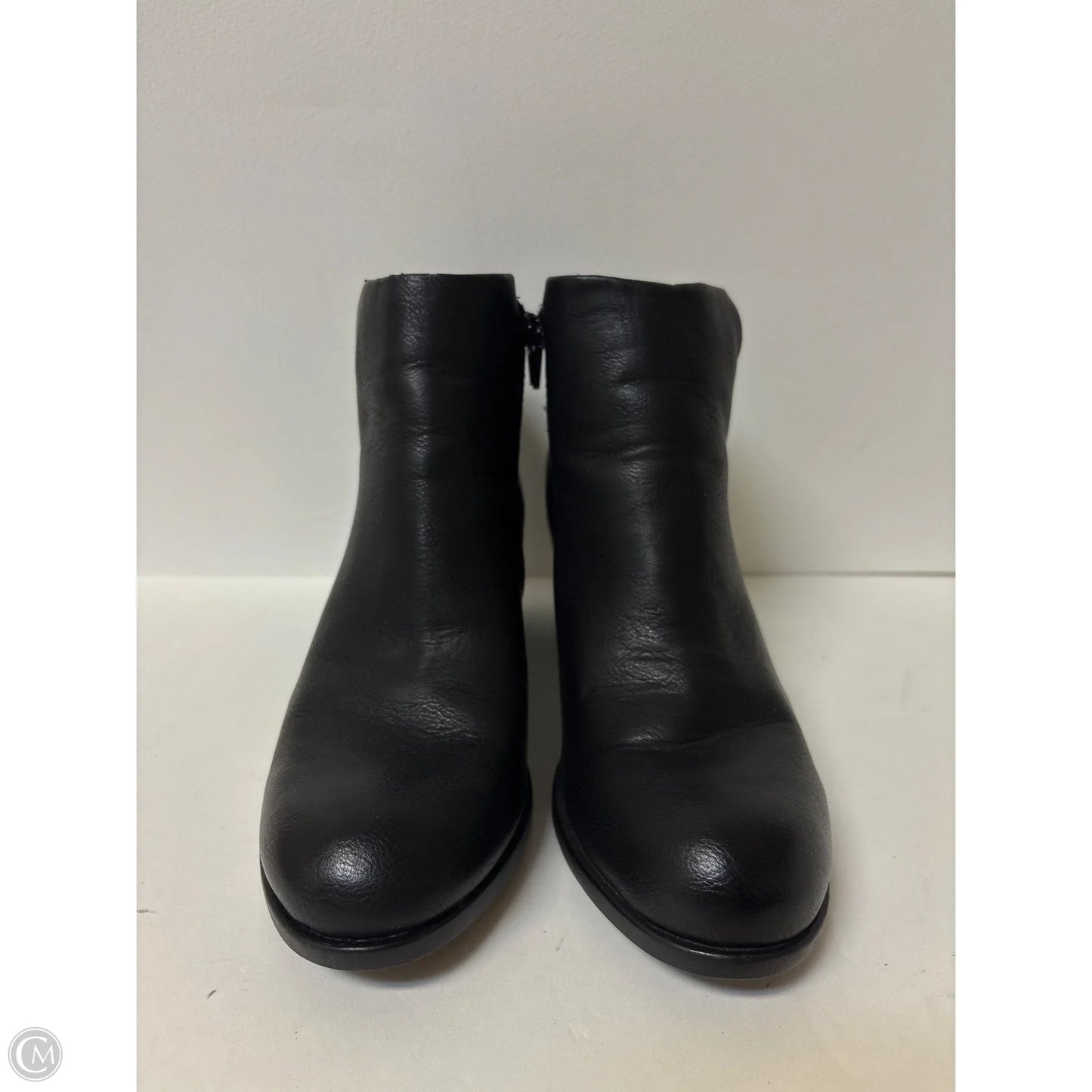 Boots Ankle Heels By Boc In Black, Size: 7.5