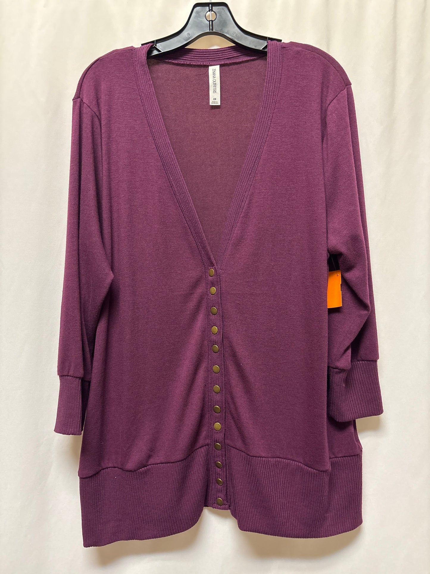 Cardigan By Zenana Outfitters Size: 2x