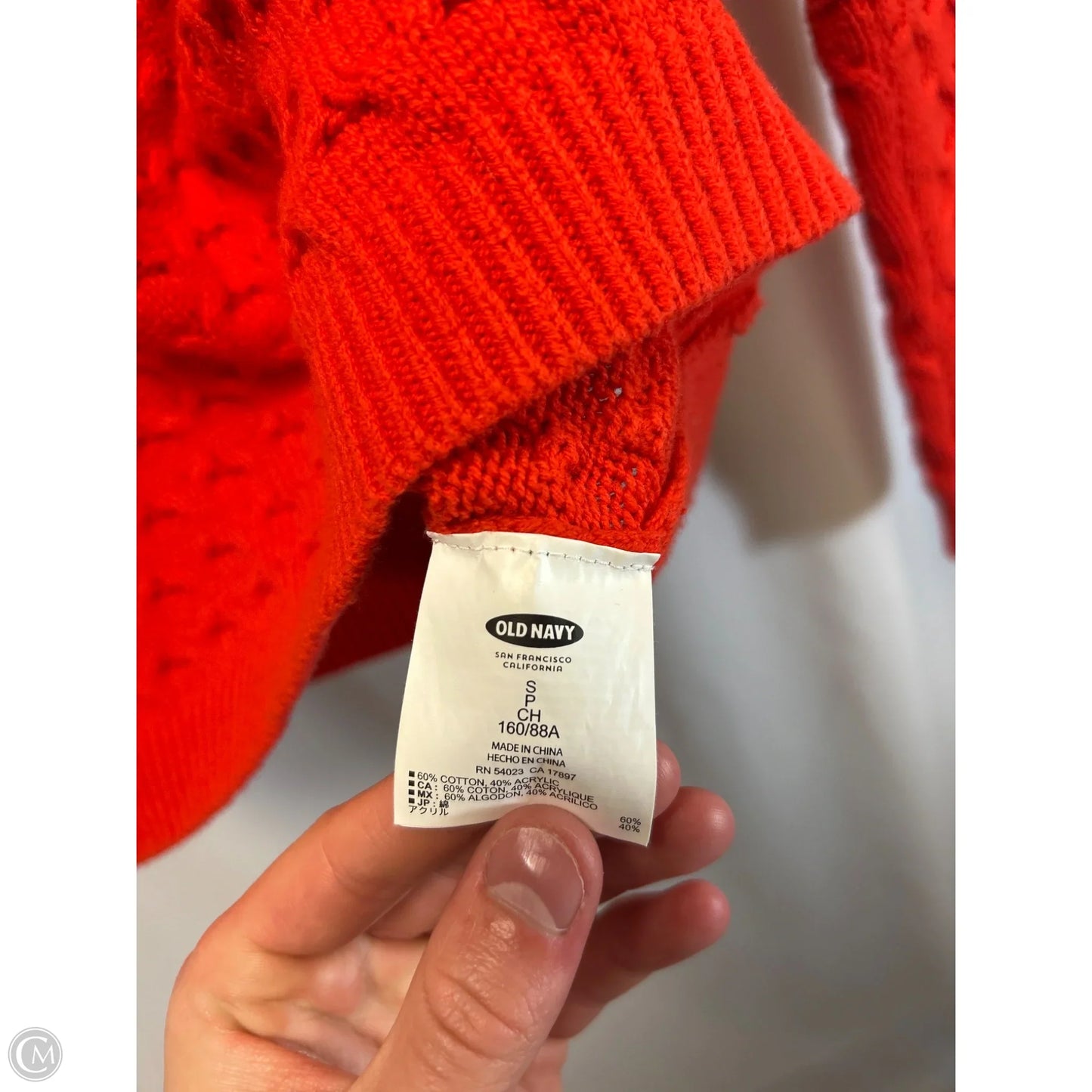 Sweater By Old Navy In Orange, Size: S