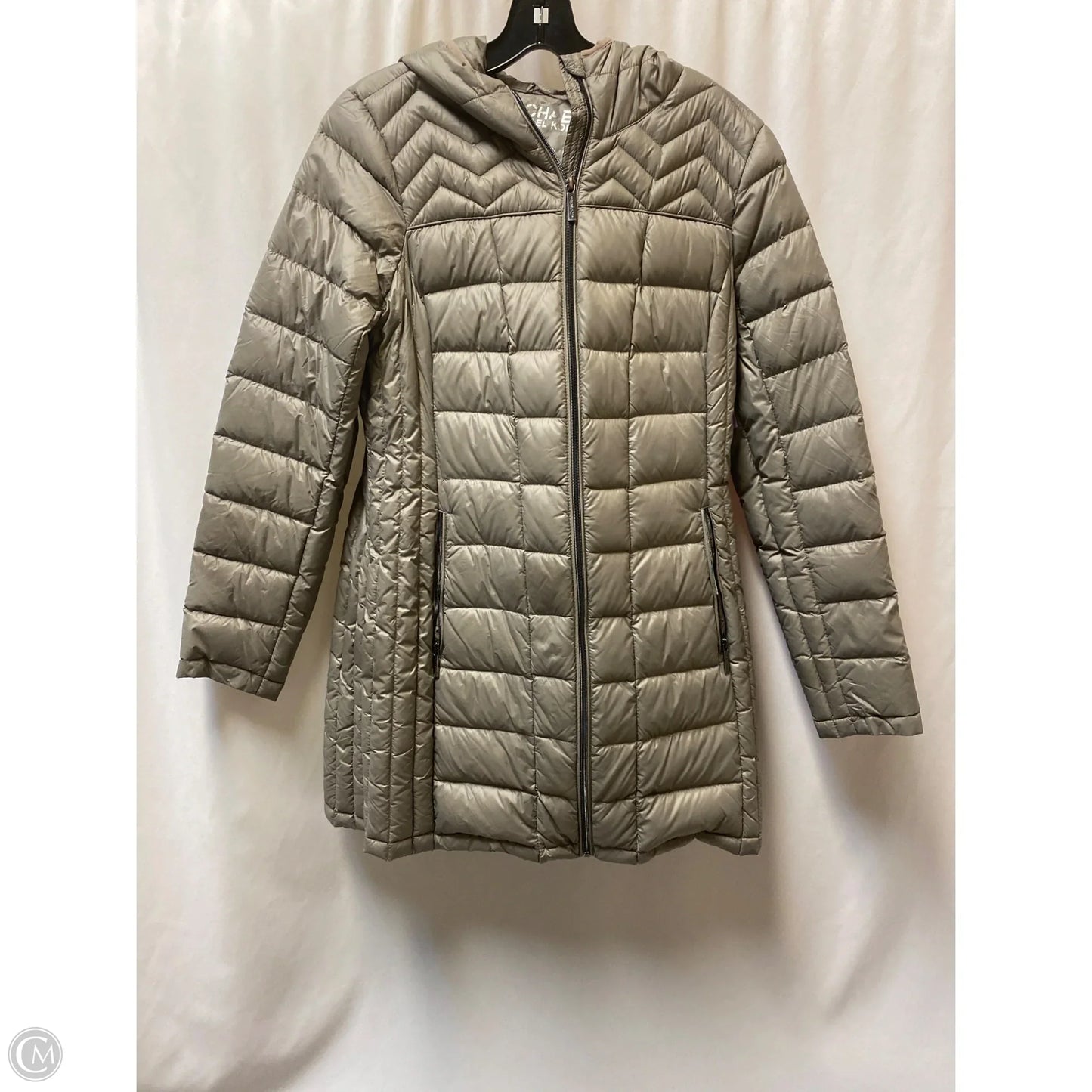 Coat Puffer & Quilted By Michael By Michael Kors In Grey, Size: M