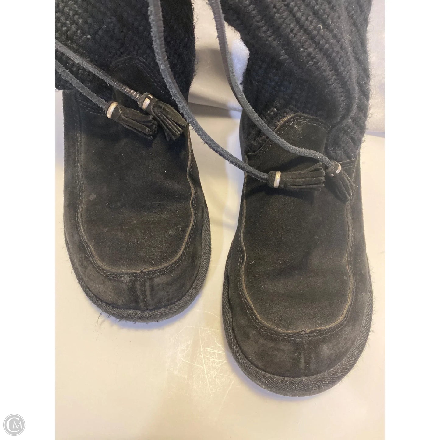 Boots Designer By Ugg In Black, Size: 9