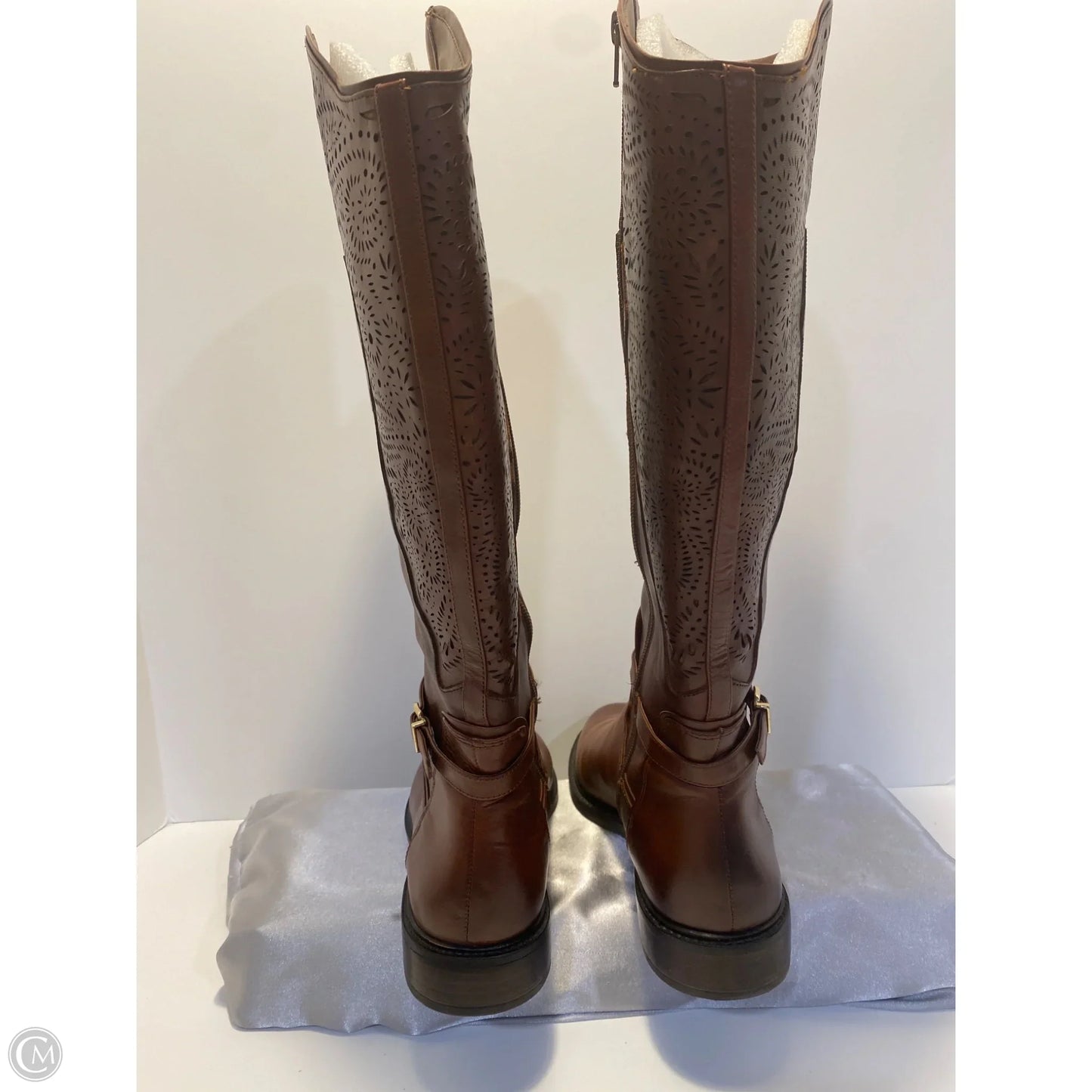 Boots Mid-calf Flats By Gianni Bini In Brown, Size: 9
