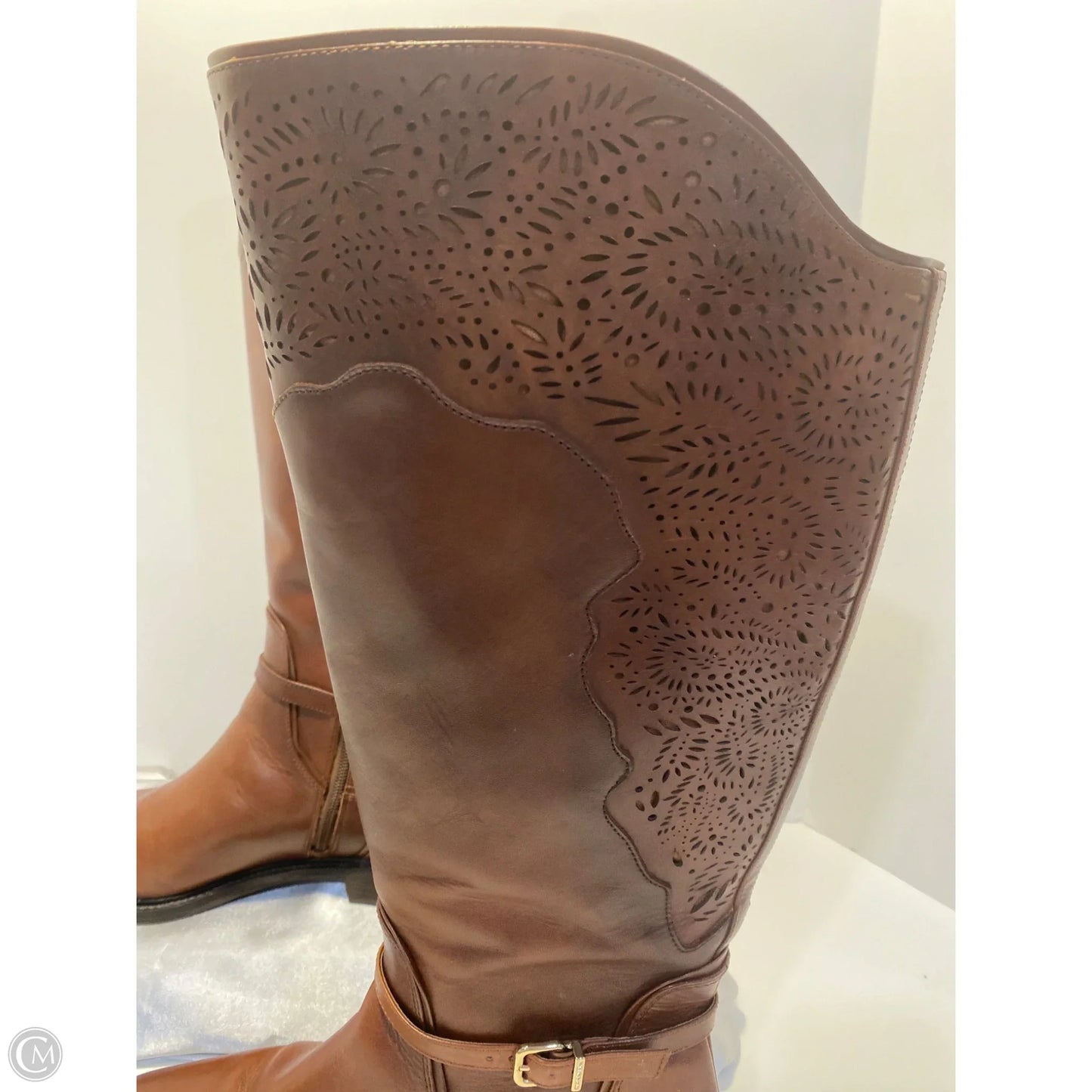 Boots Mid-calf Flats By Gianni Bini In Brown, Size: 9