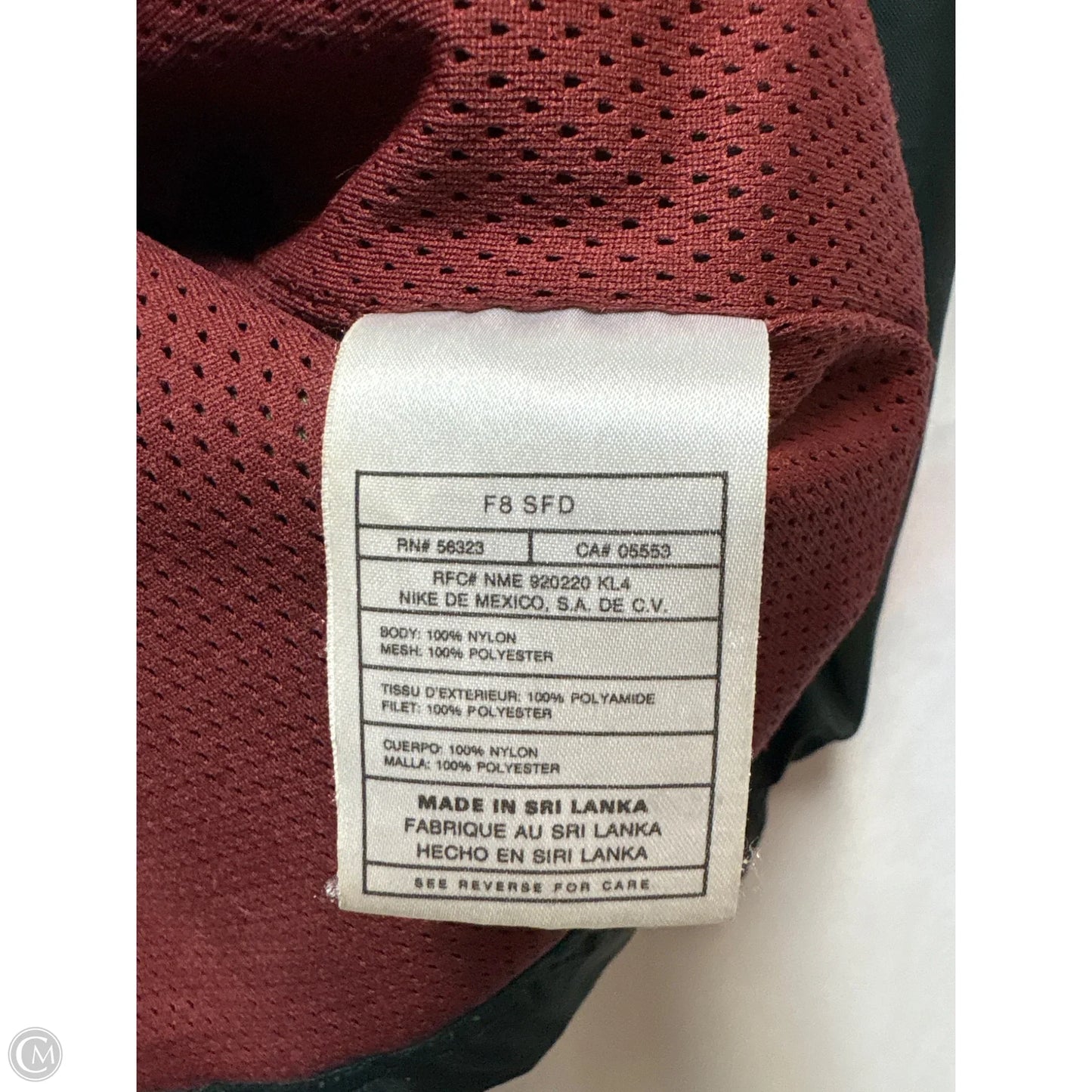 Jacket Other By Nike In Green, Size: M