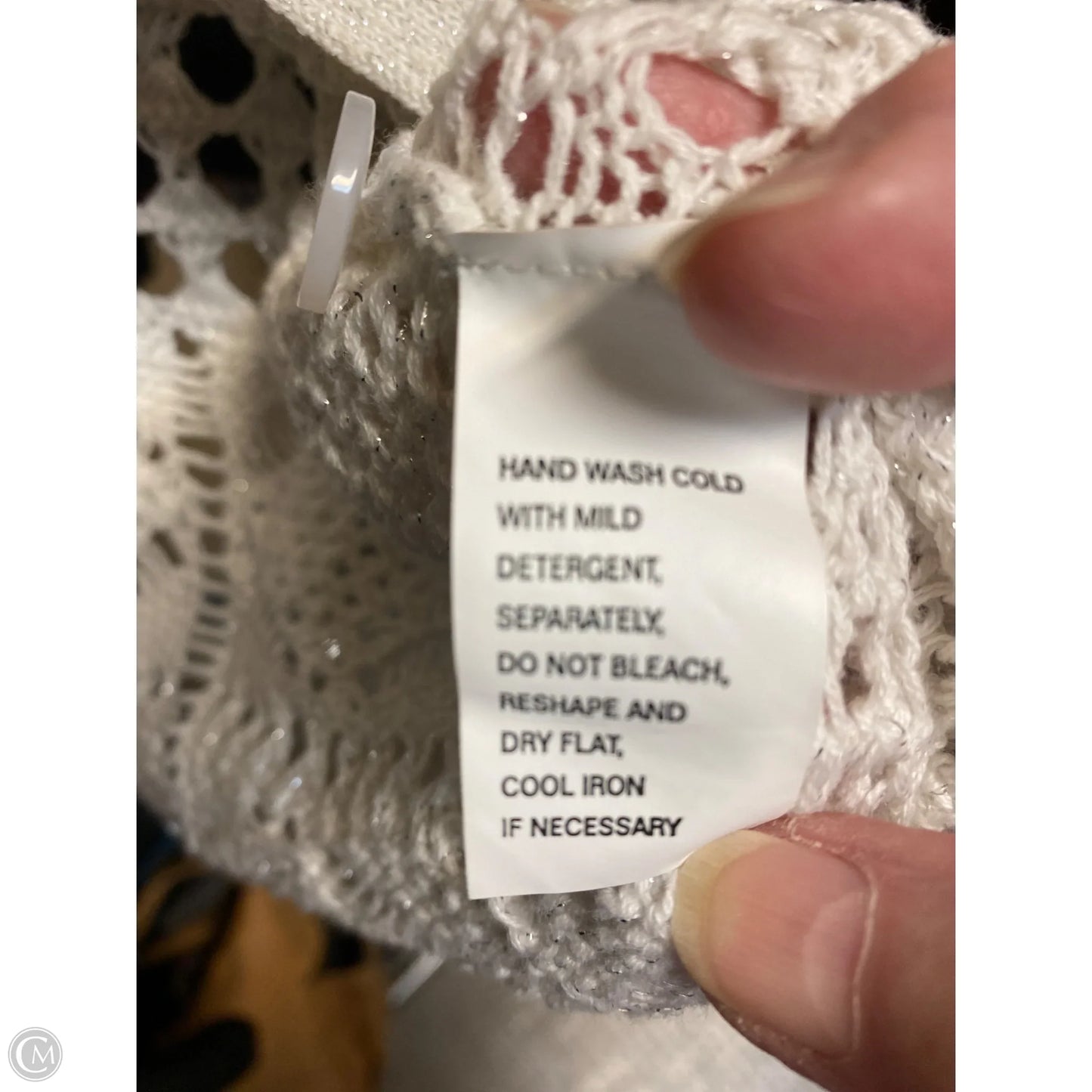 Cardigan By Jeanne Pierre In White, Size: S