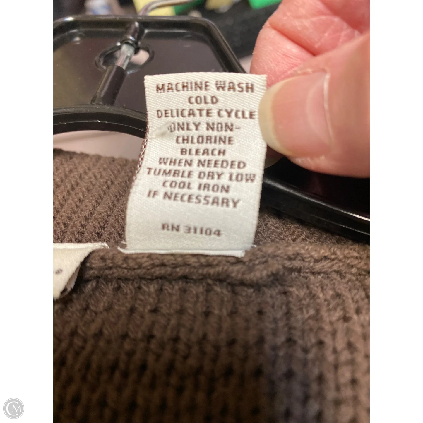 Dress Sweater By Kim Rogers In Brown, Size: M