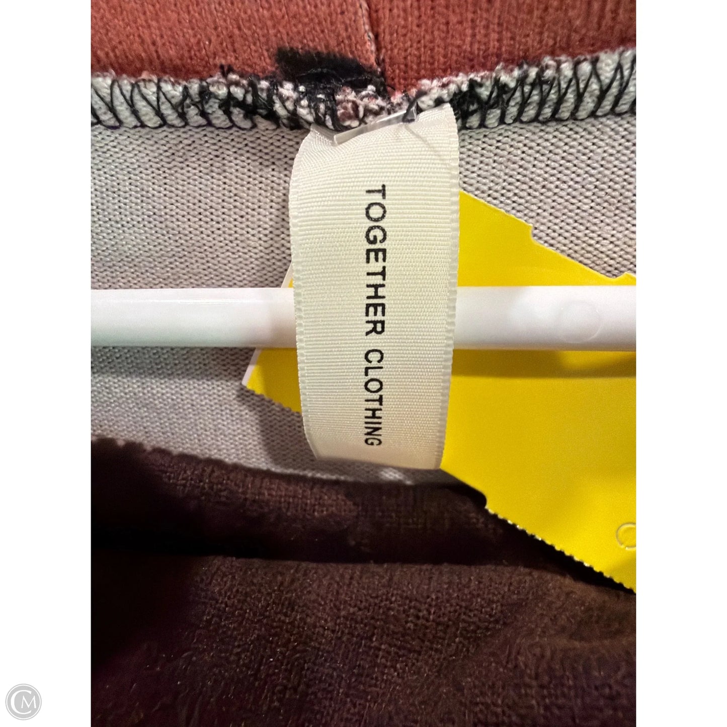 Top Long Sleeve By Together In Brown, Size: M