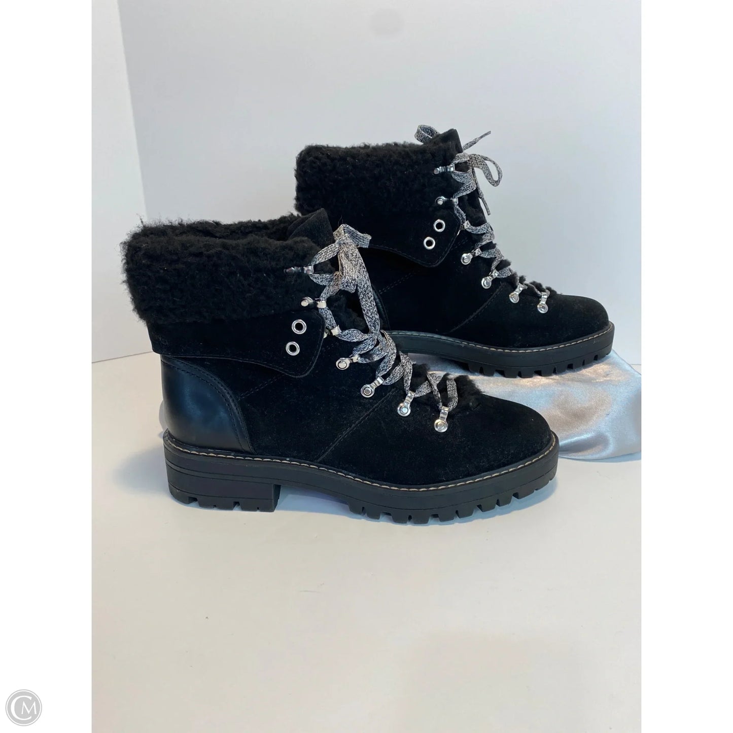 Boots Hiking By Time And Tru In Black, Size: 10