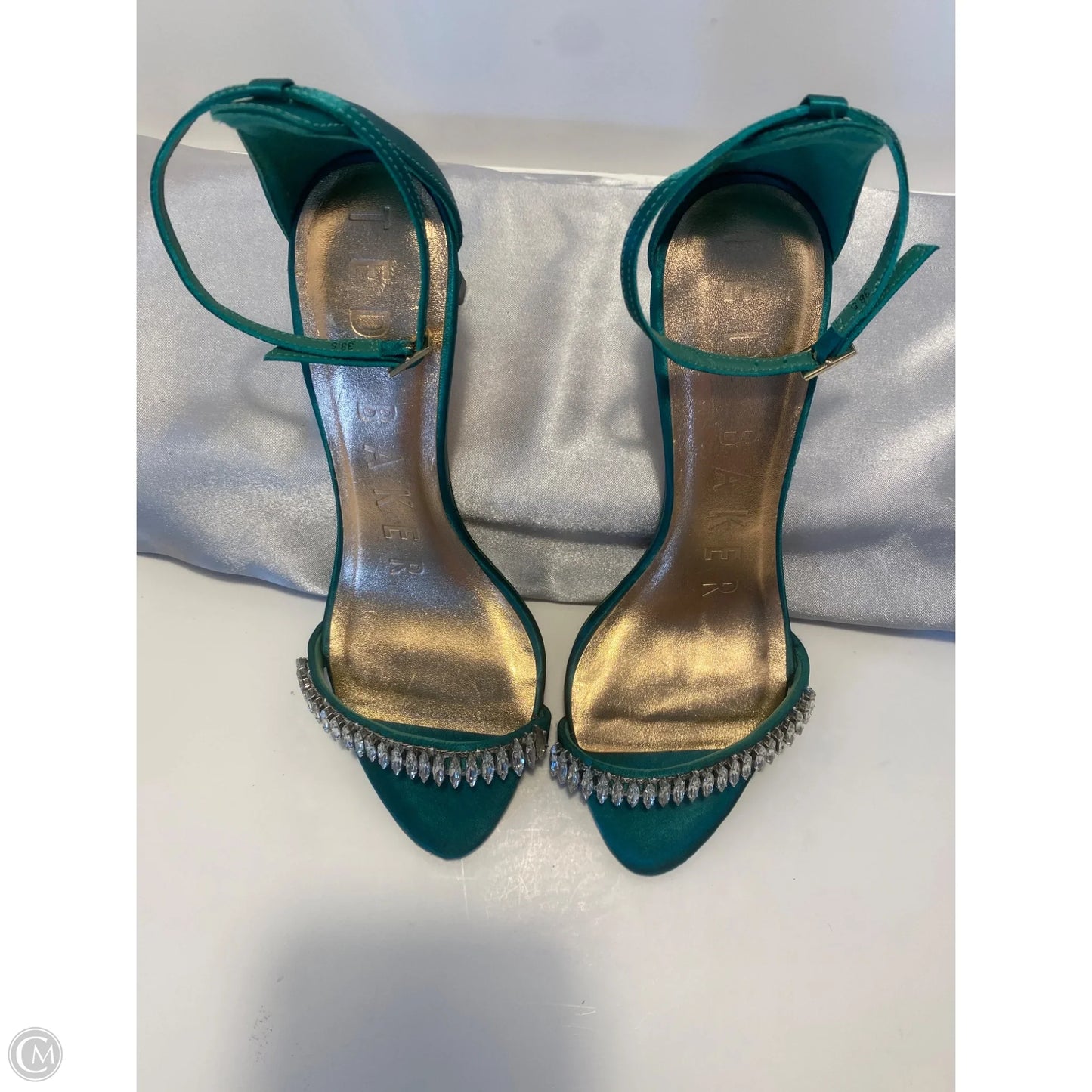Shoes Heels Stiletto By Ted Baker In Green, Size: 8
