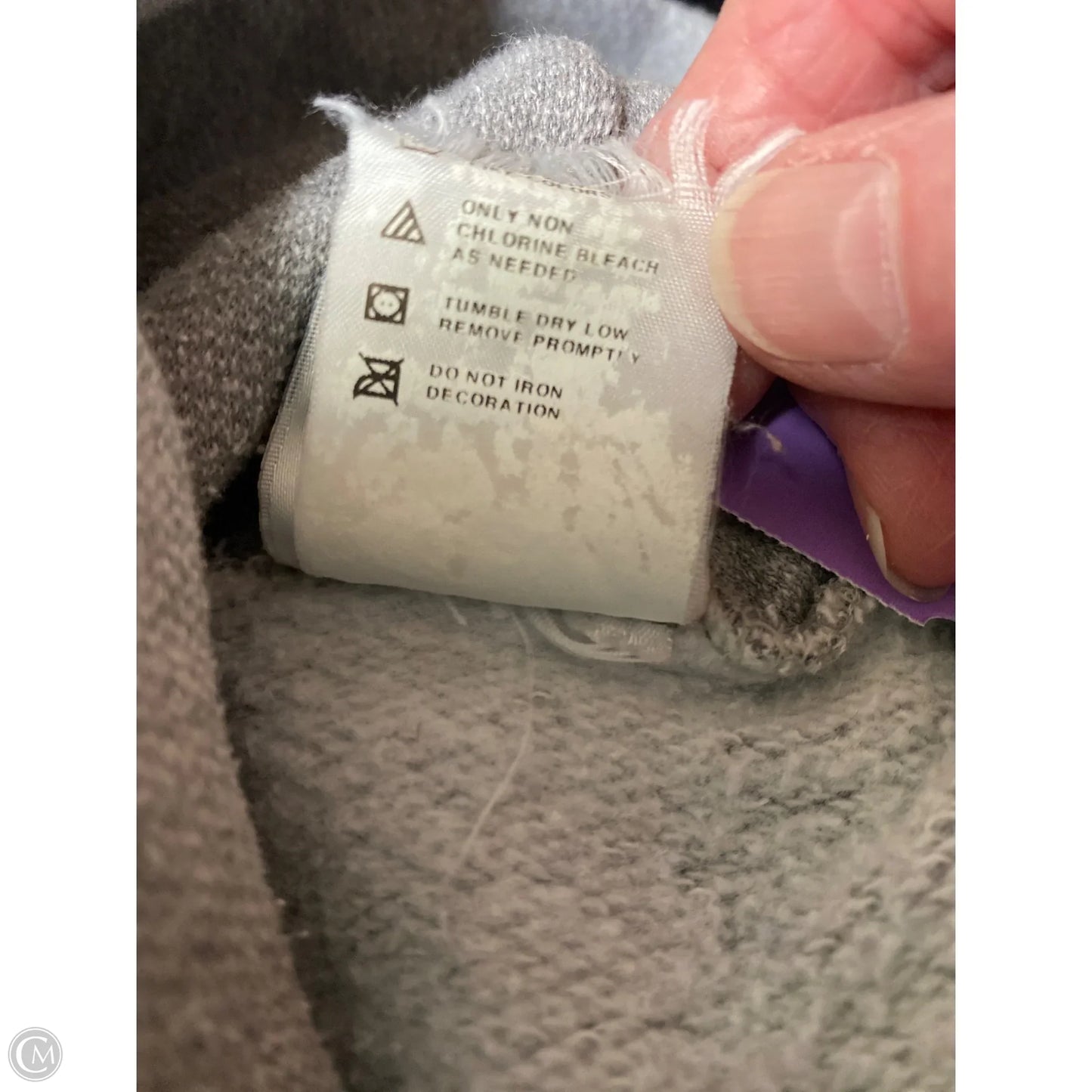 Sweatshirt Hoodie By Disney Store In Grey, Size: 2x