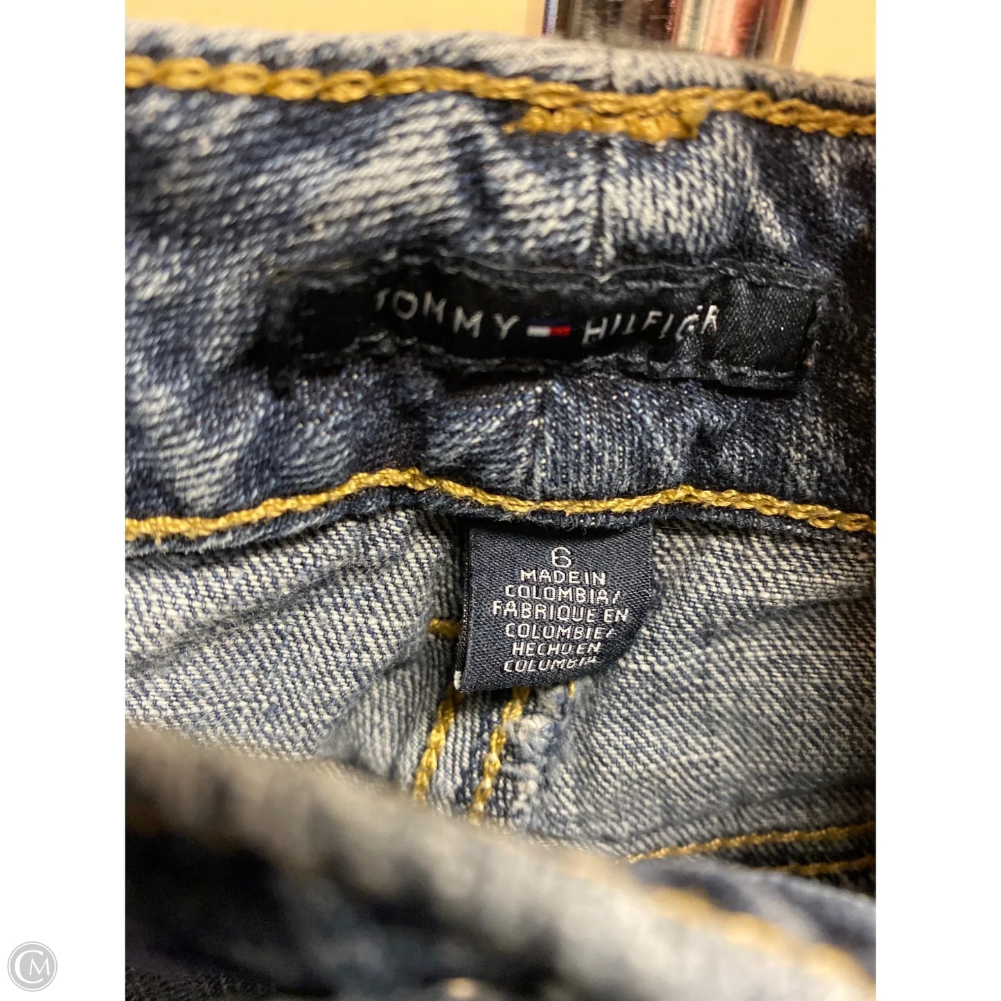 Shorts By Tommy Hilfiger In Blue Denim, Size: 6