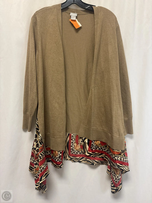 Cardigan By Chicos In Beige, Size: M