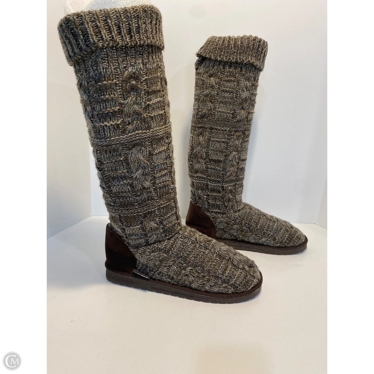 Boots Knee Flats By Muk Luks In Brown, Size: 10