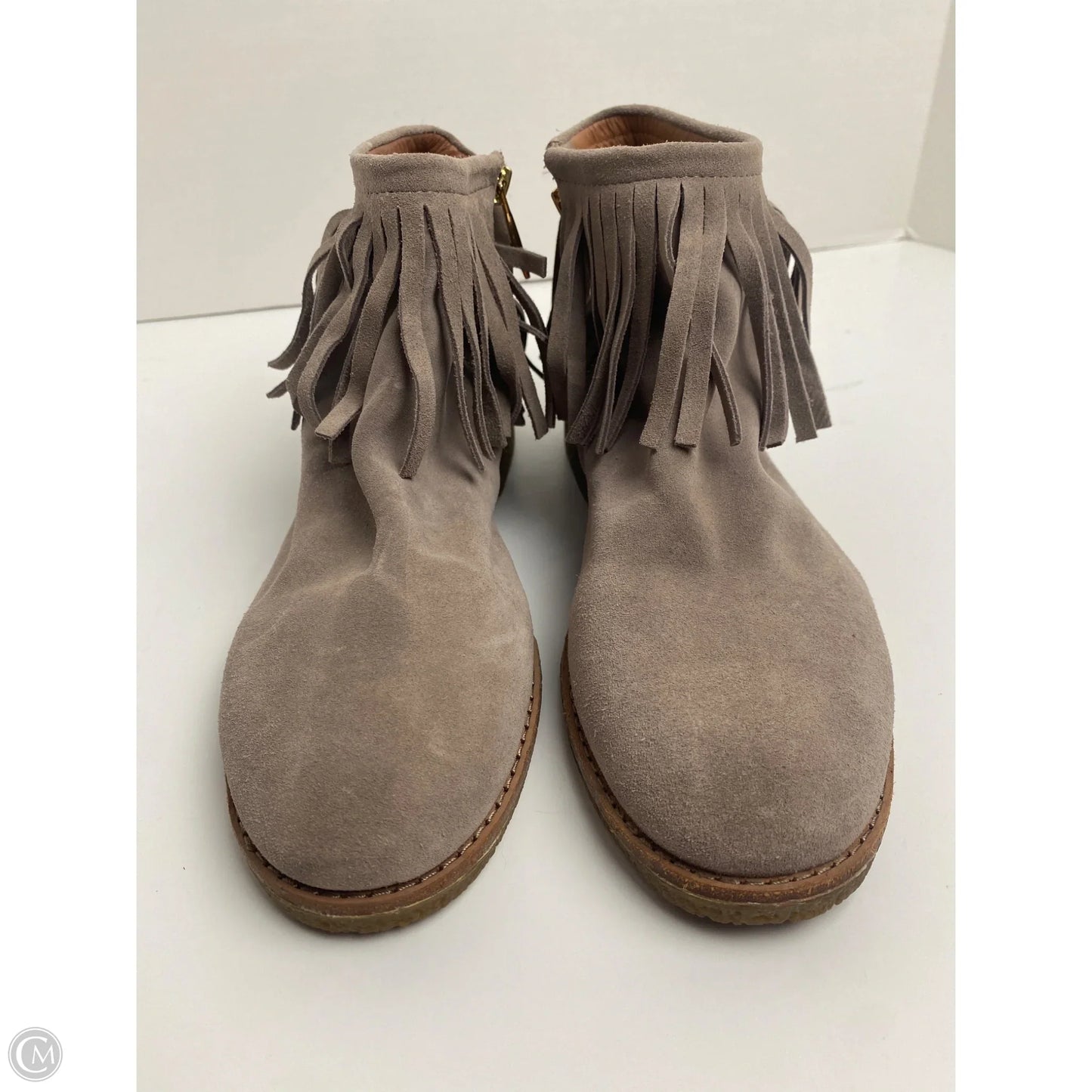 Boots Designer By Kate Spade In Taupe, Size: 8.5