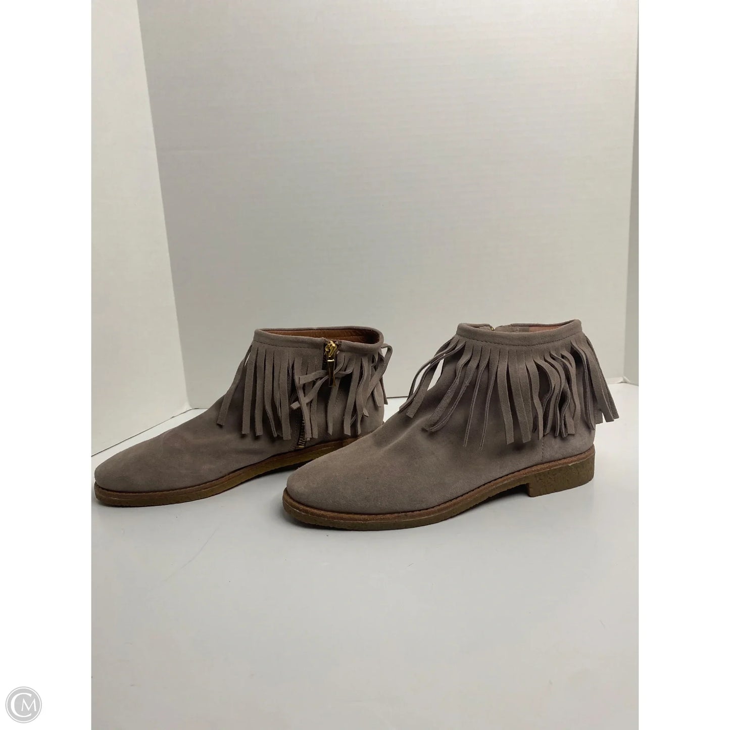 Boots Designer By Kate Spade In Taupe, Size: 8.5