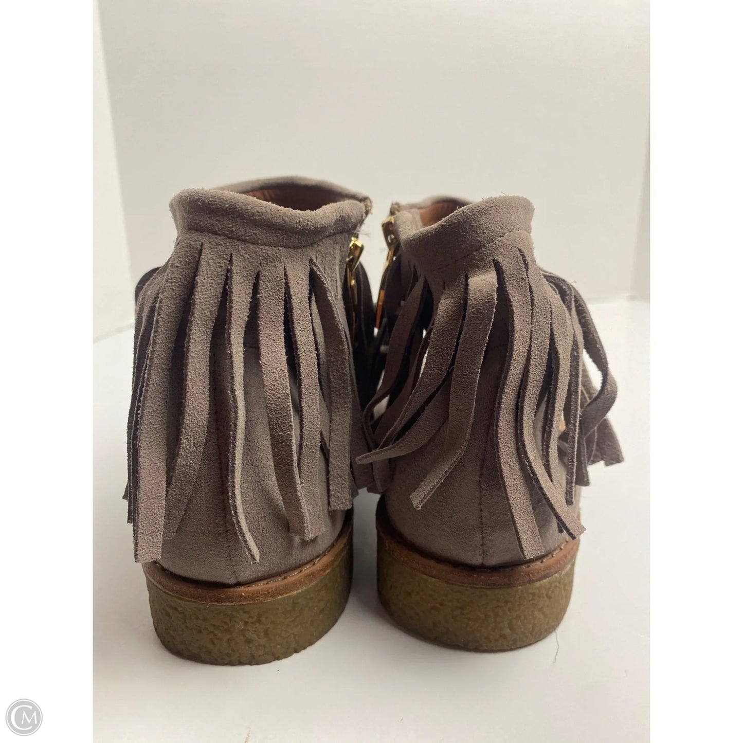 Boots Designer By Kate Spade In Taupe, Size: 8.5