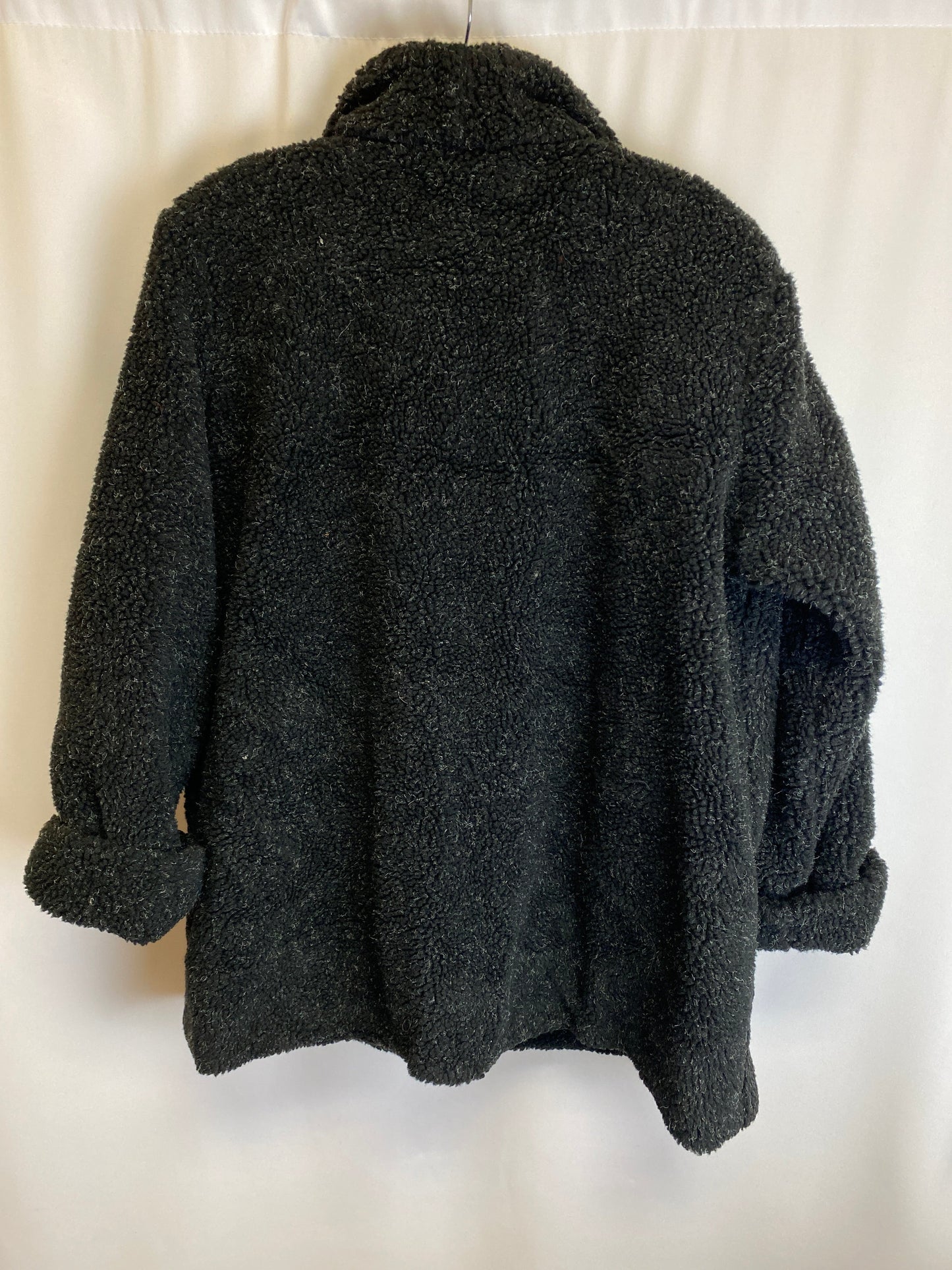 Coat Faux Fur & Sherpa By Cmf Size: M