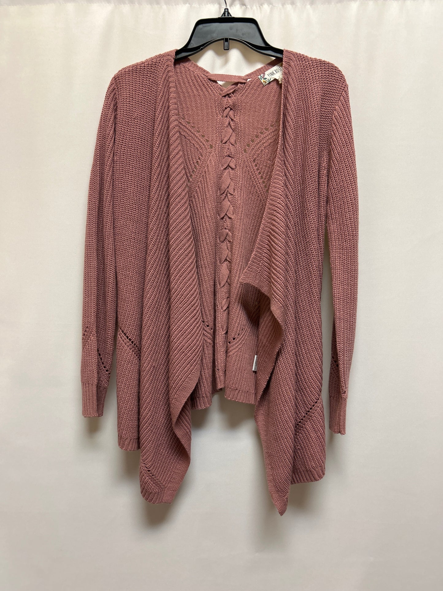 Sweater Cardigan By Pink Rose Size: S