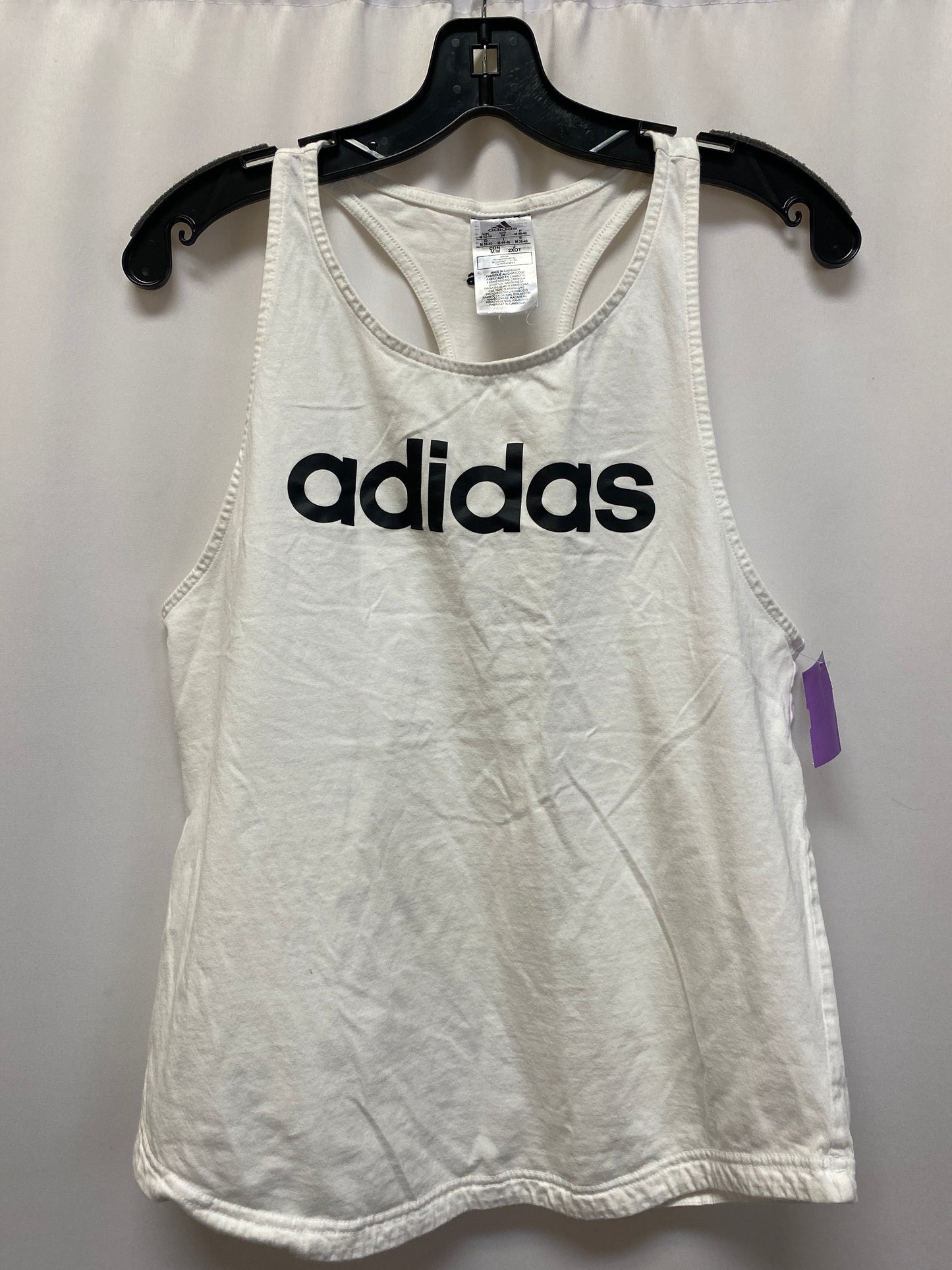 Athletic Tank Top By Adidas Size: M