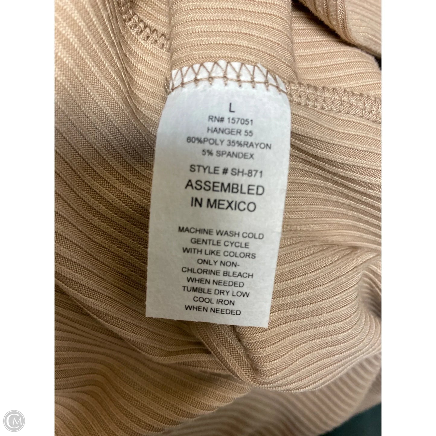 Cardigan By Clothes Mentor In Beige, Size: L