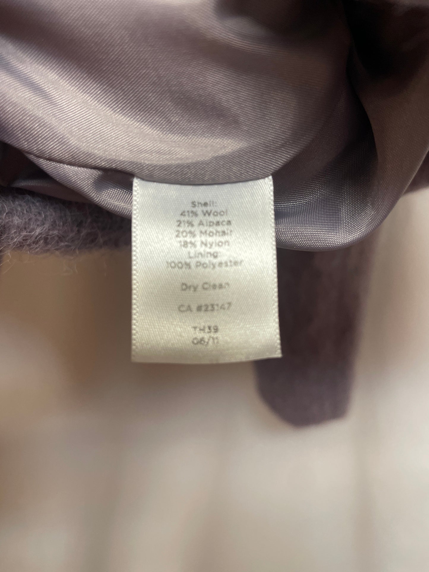 Jacket Other By Talbots In Purple, Size: L