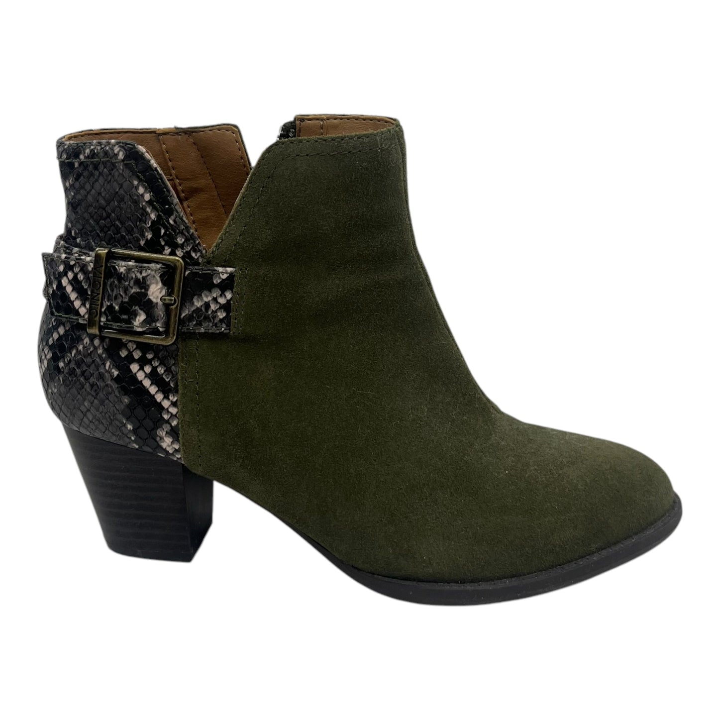 Boots Ankle Heels By Vionic In Green, Size:6