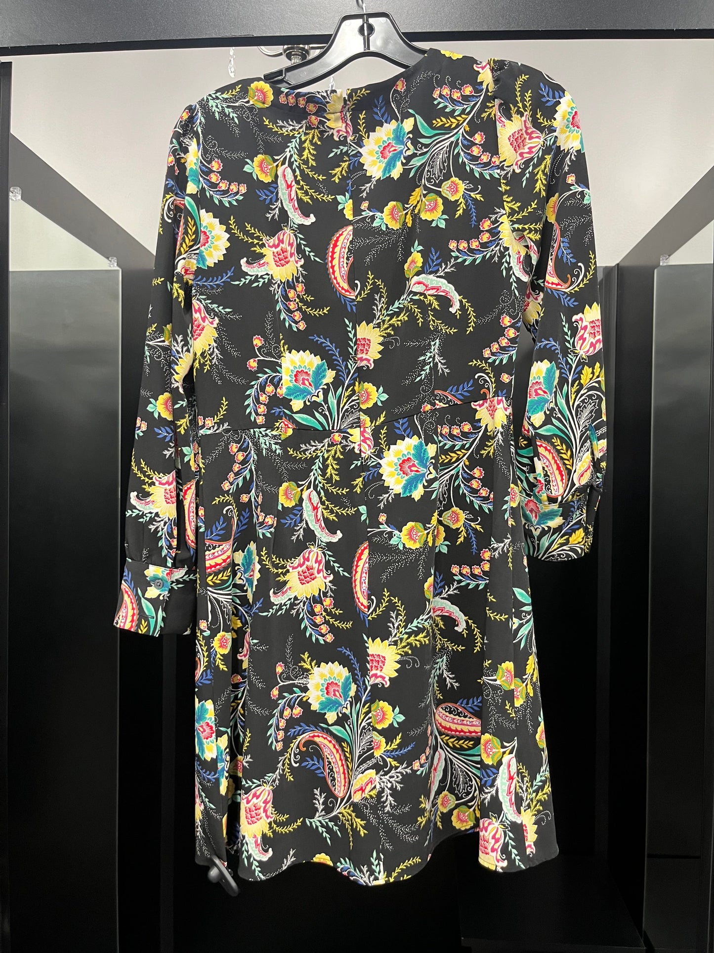 Floral Dress Work Loft O, Size Petite Small