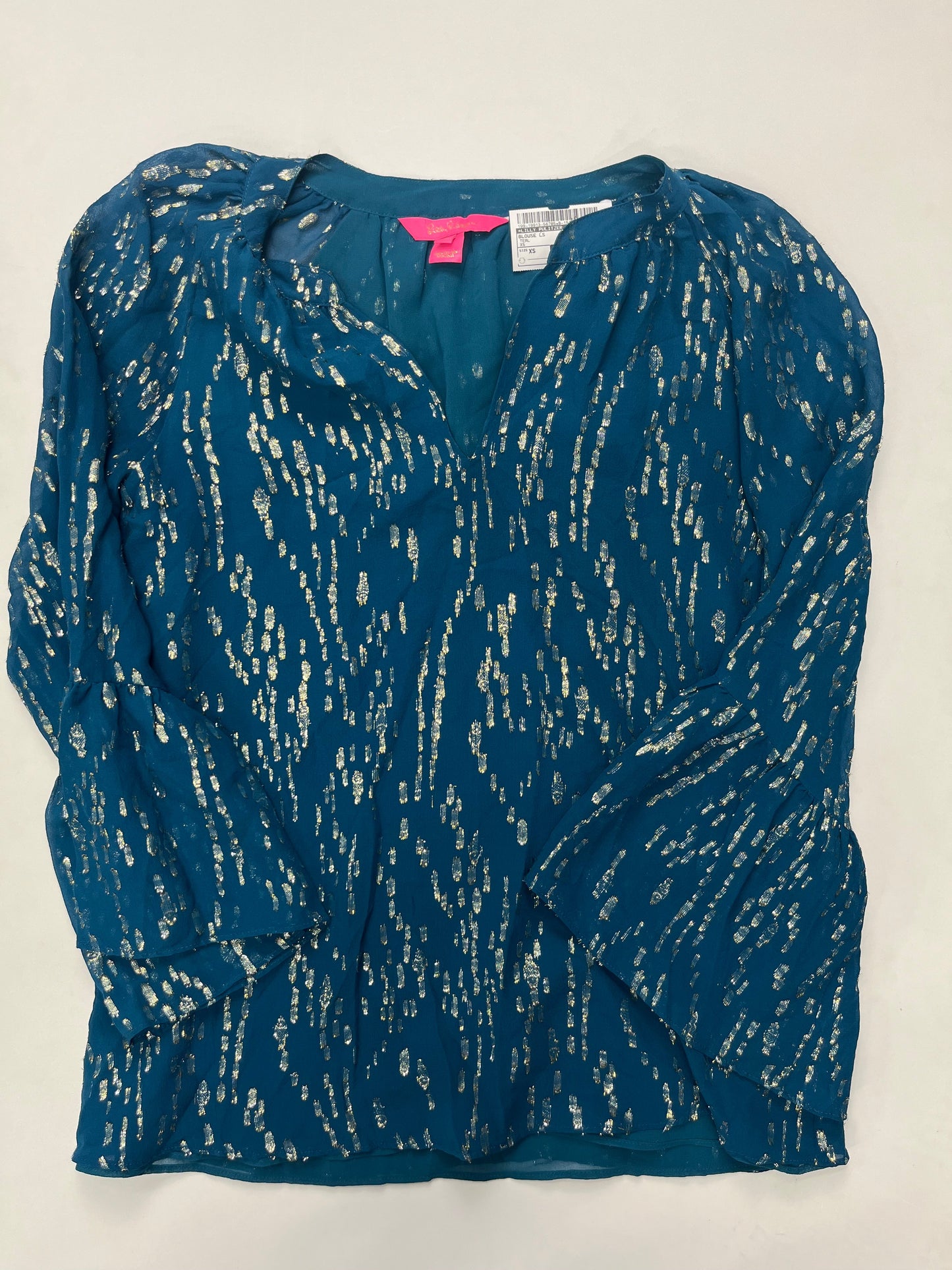 Blouse Long Sleeve By Lilly Pulitzer Size: Xs
