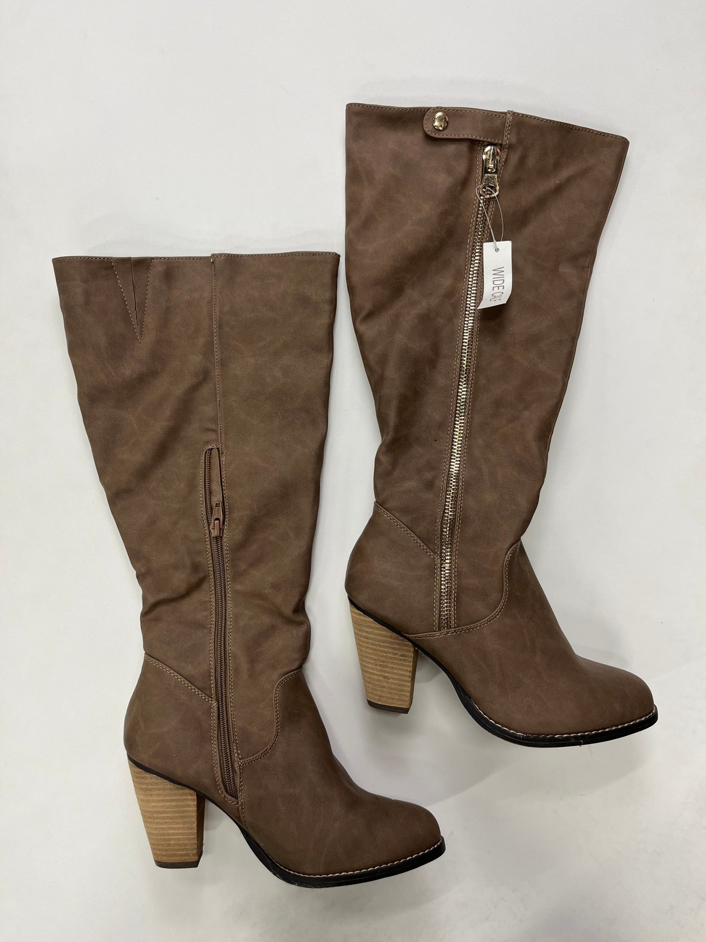 Boots Knee Heels By Cato Size: 9