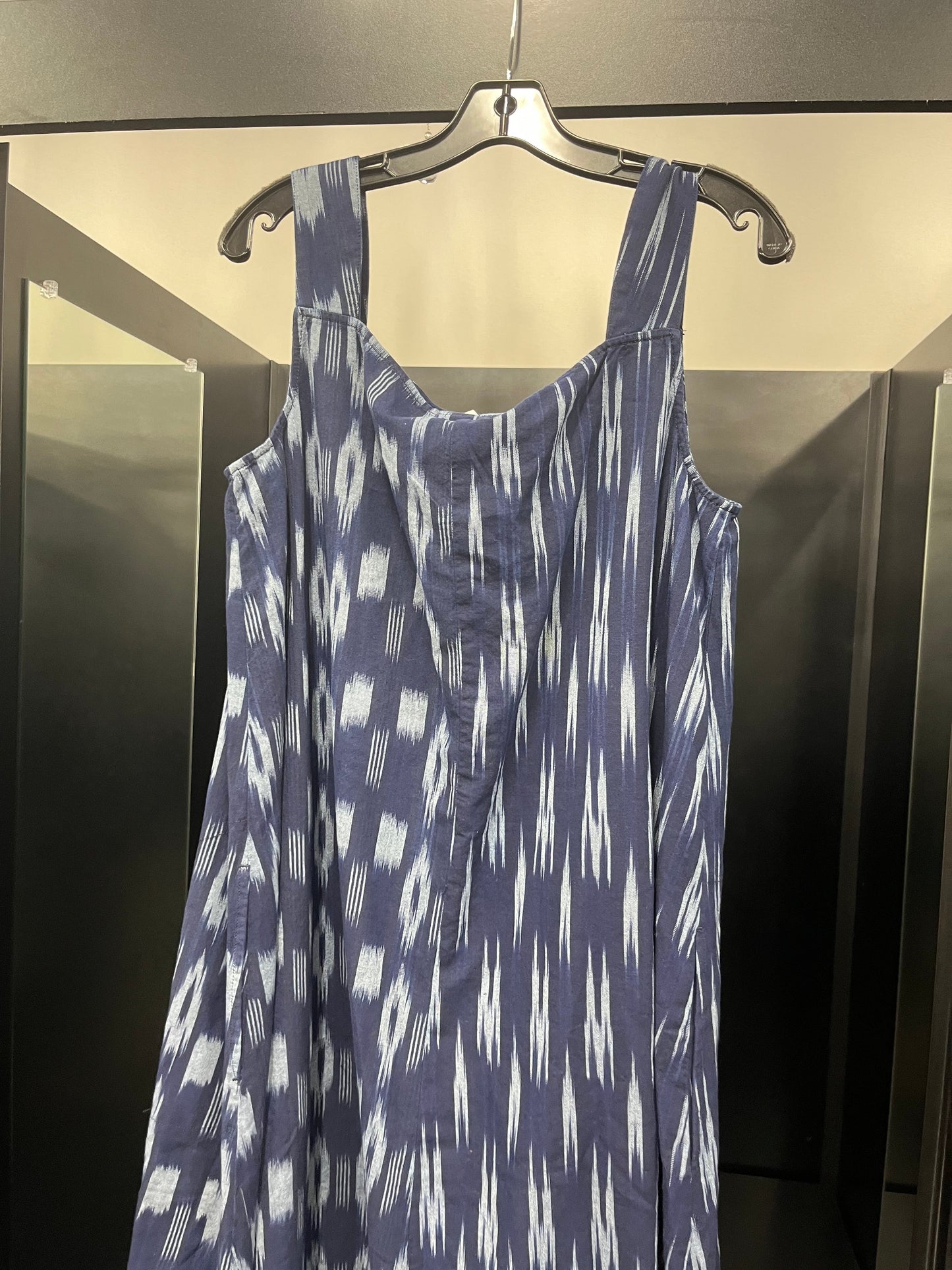 Navy Dress Casual Maxi Pure Jill, Size 1x