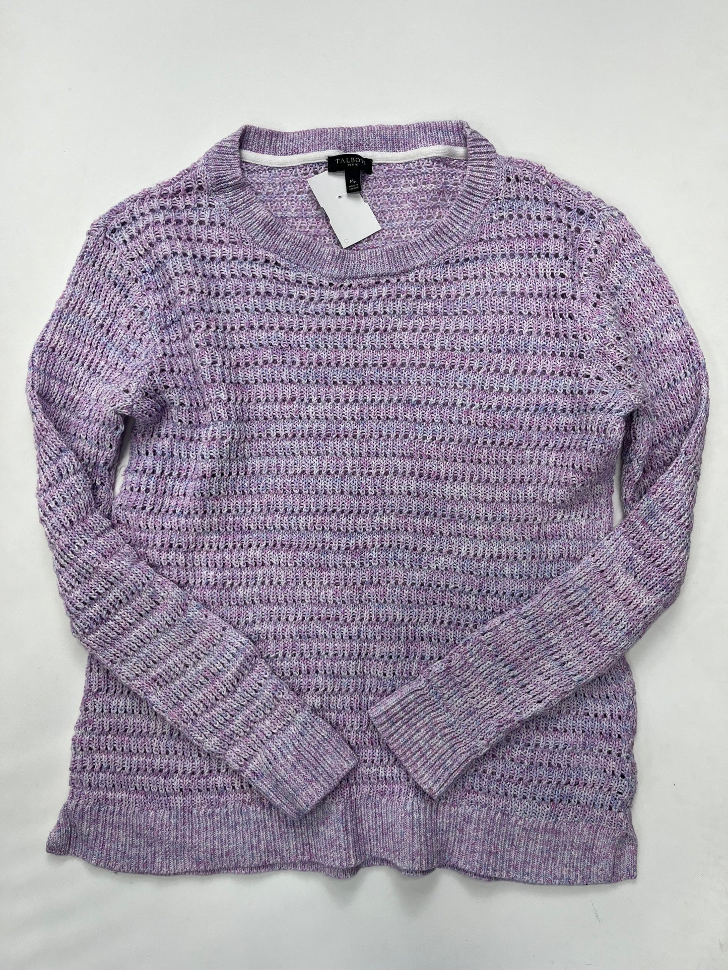 Lavender Sweater Talbots, Size Petite Medium