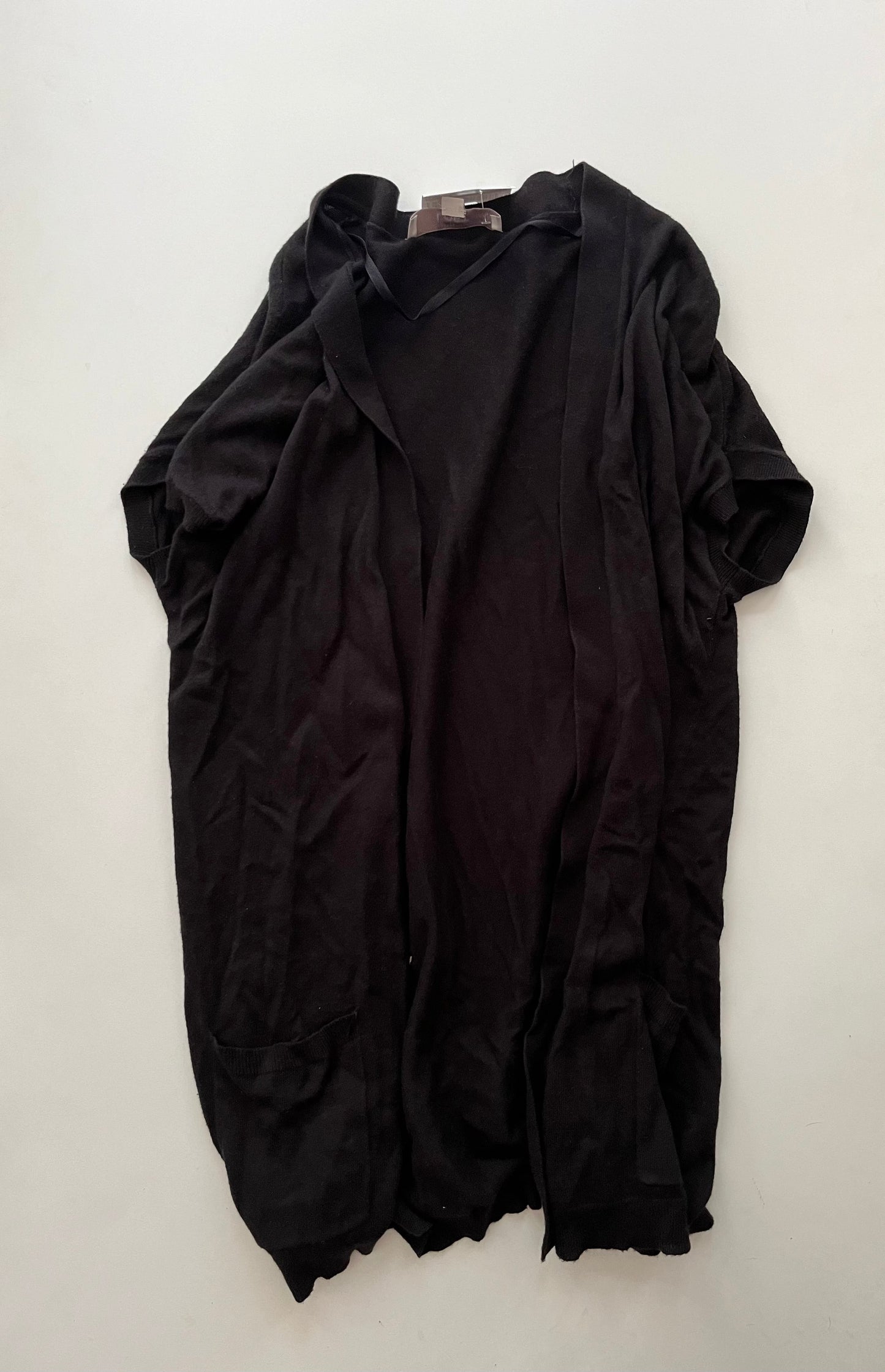 Sweater Cardigan By Loft In Black, Size: Petite Medium